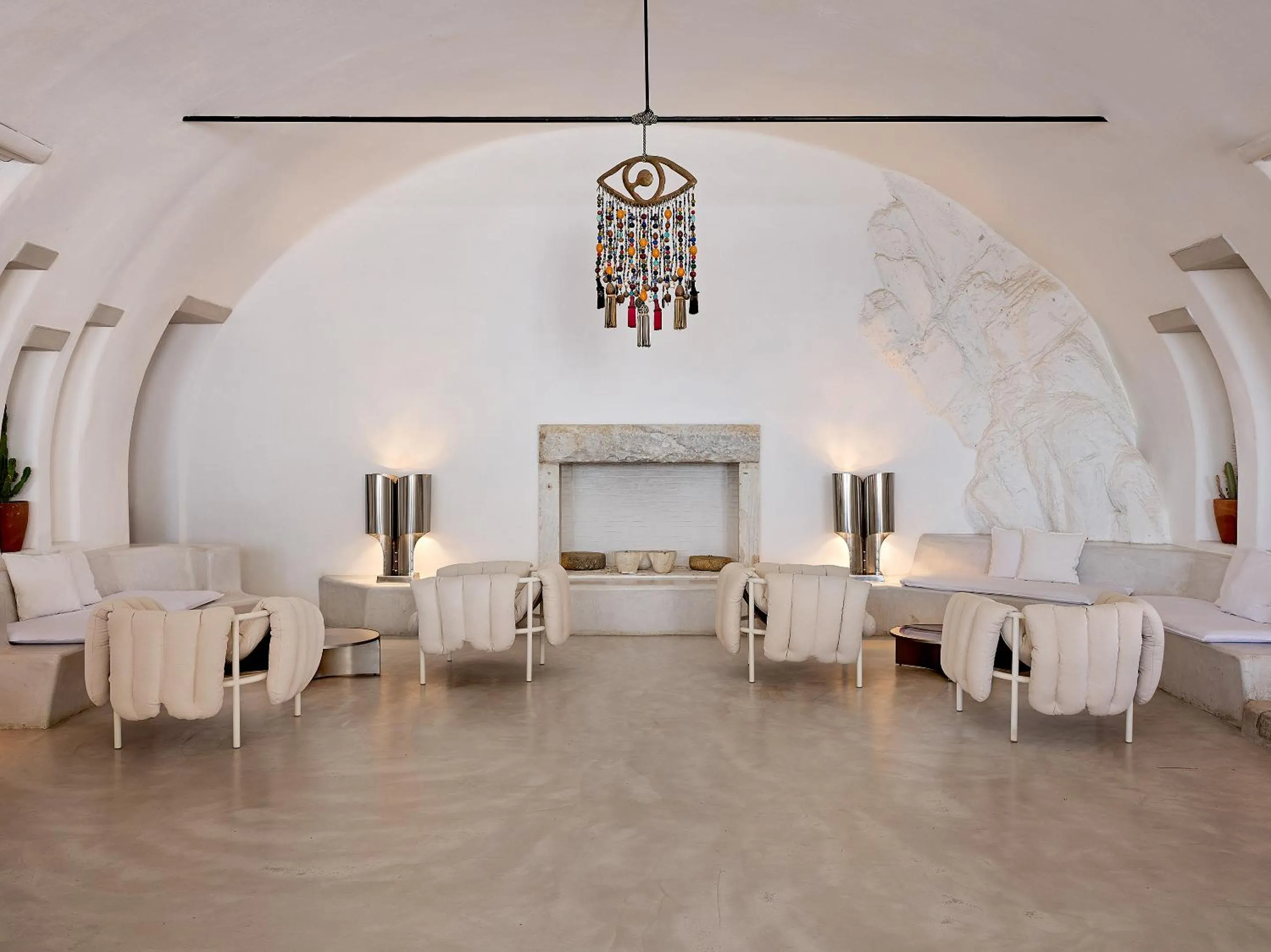 Seating area in Mykonos Blu, A Grecotel Resort to Live