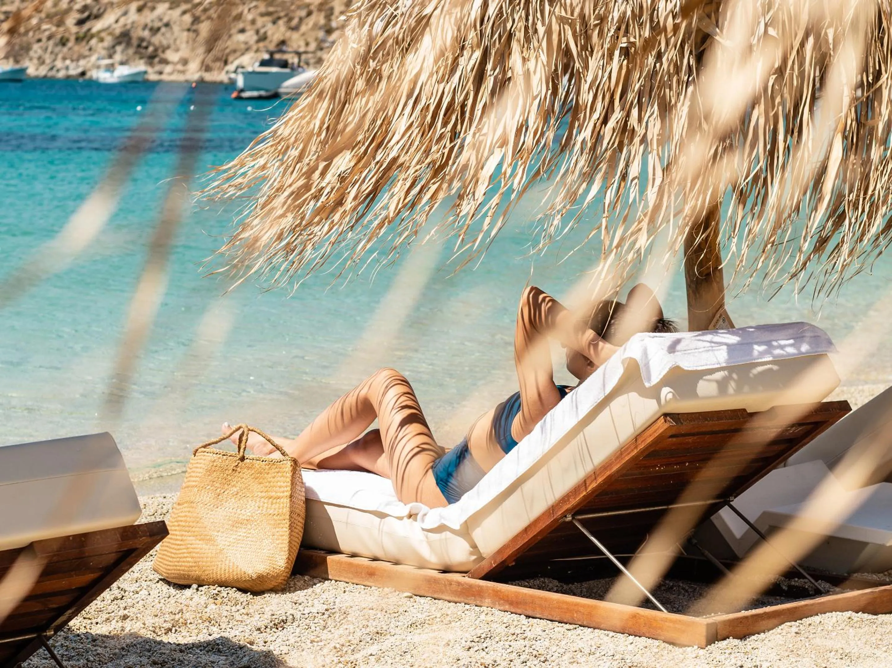 People in Mykonos Blu, A Grecotel Resort to Live