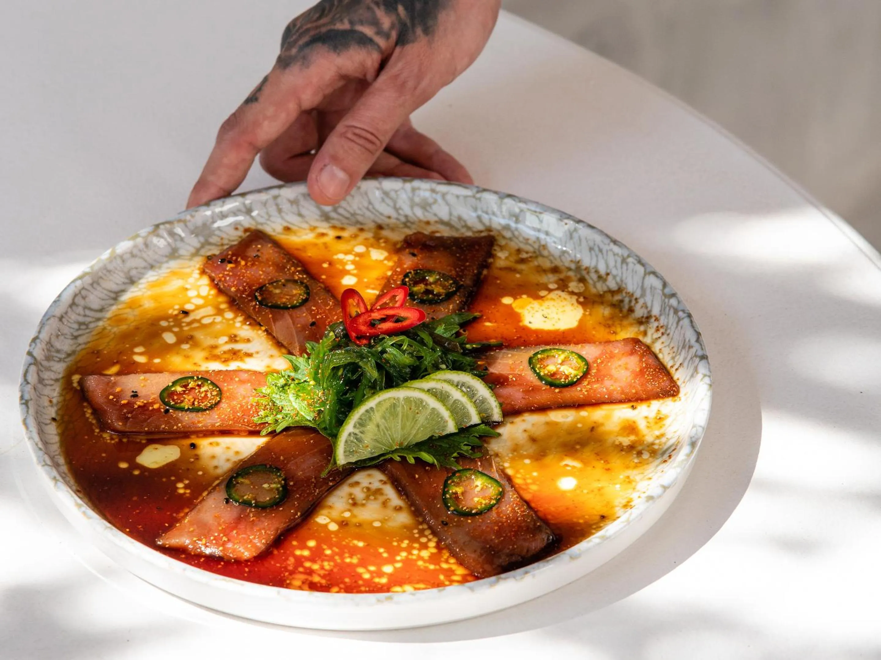 Food and drinks in Mykonos Blu, A Grecotel Resort to Live