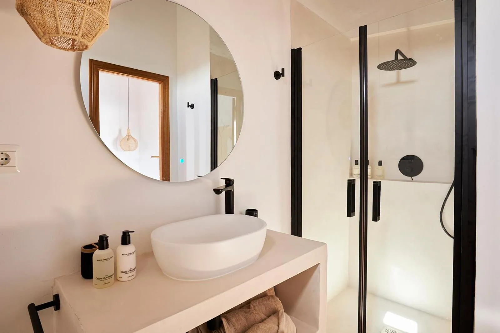 Shower in Finca las Calmas boutique hotel & retreats