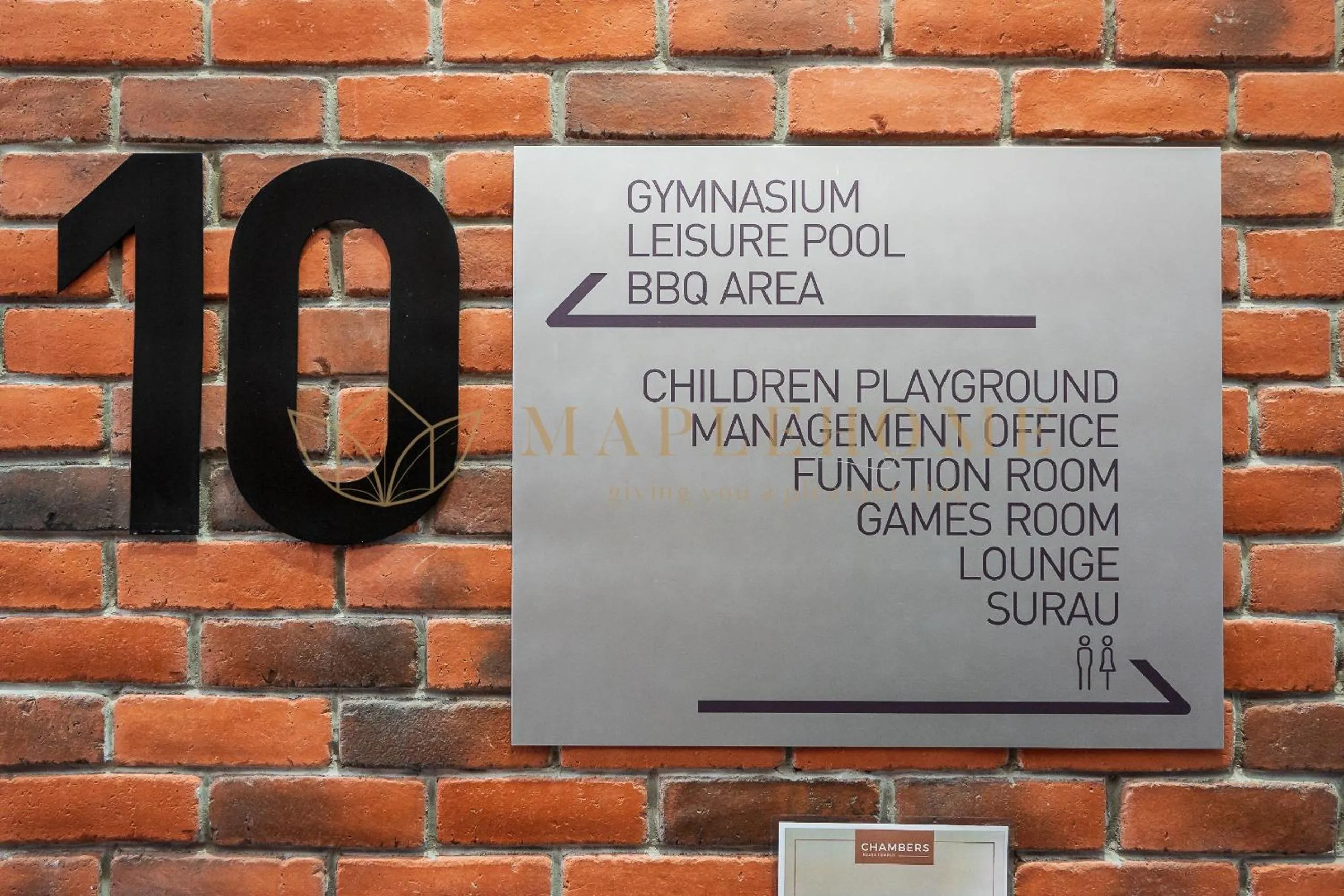 Area and facilities in Chambers Premier Suites Kuala Lumpur