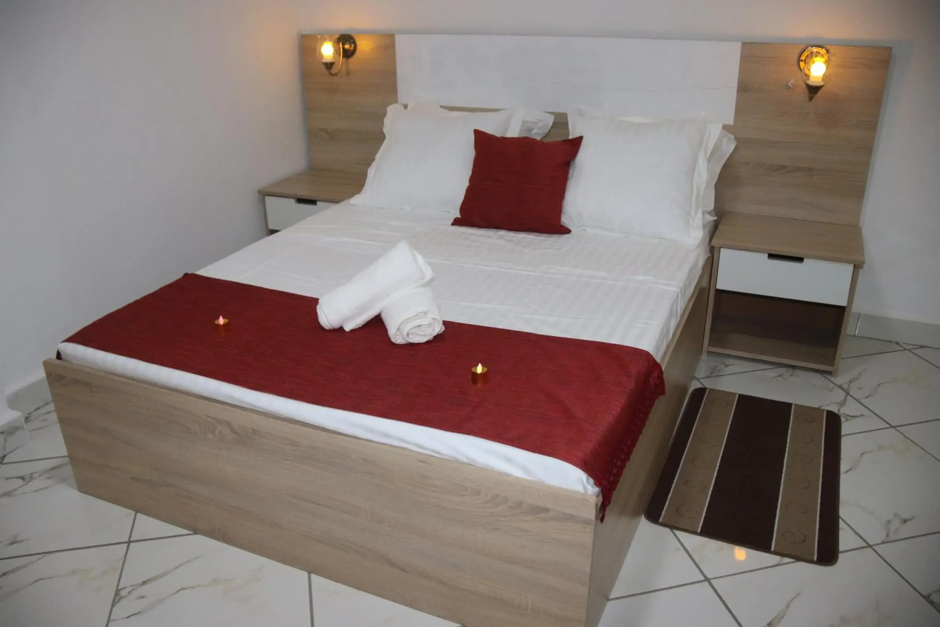 Bed in Hary's Aparthotel Bed in Hary's Aparthotel