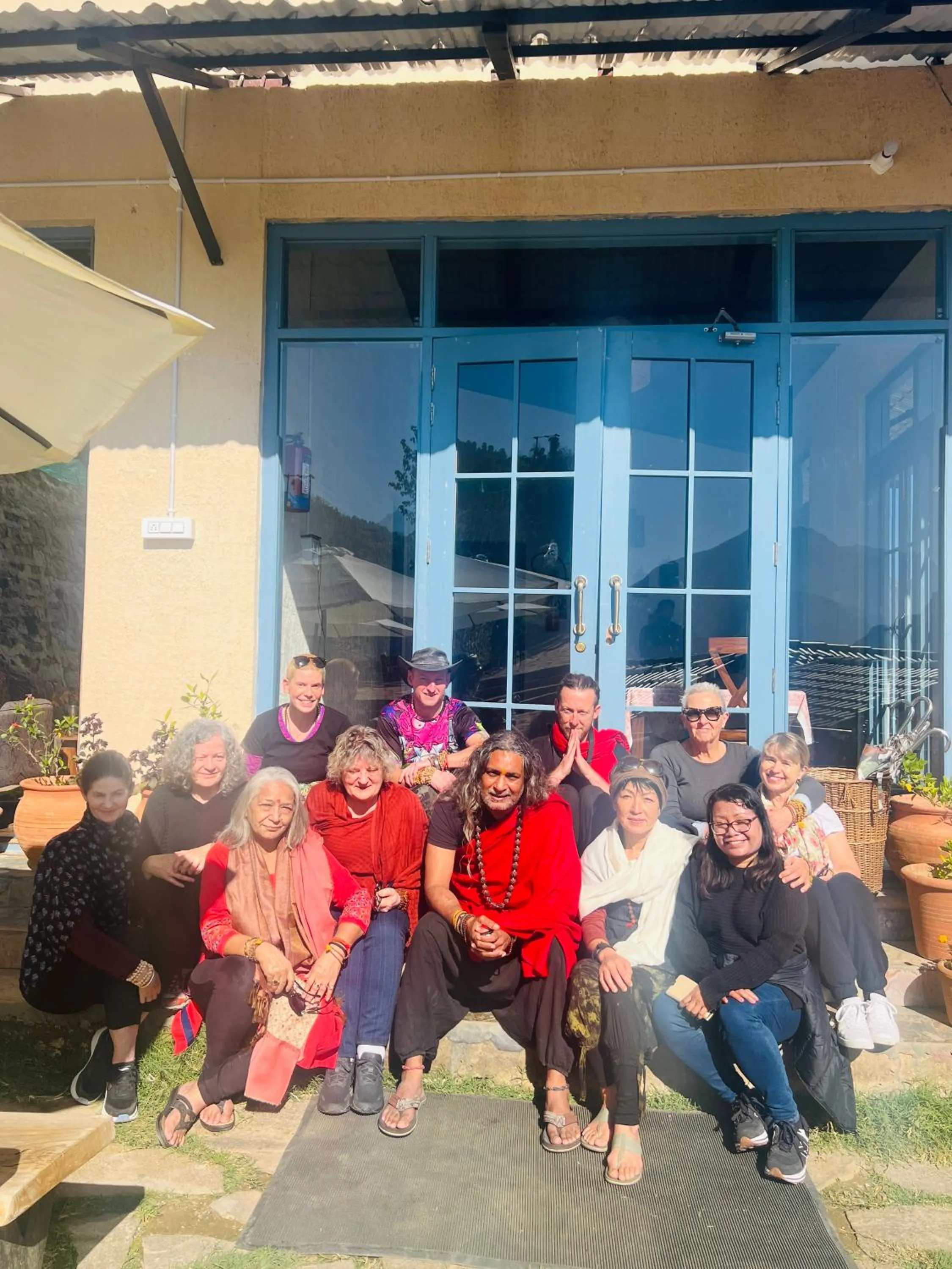 group of guests in Faraway Cottages, Auli