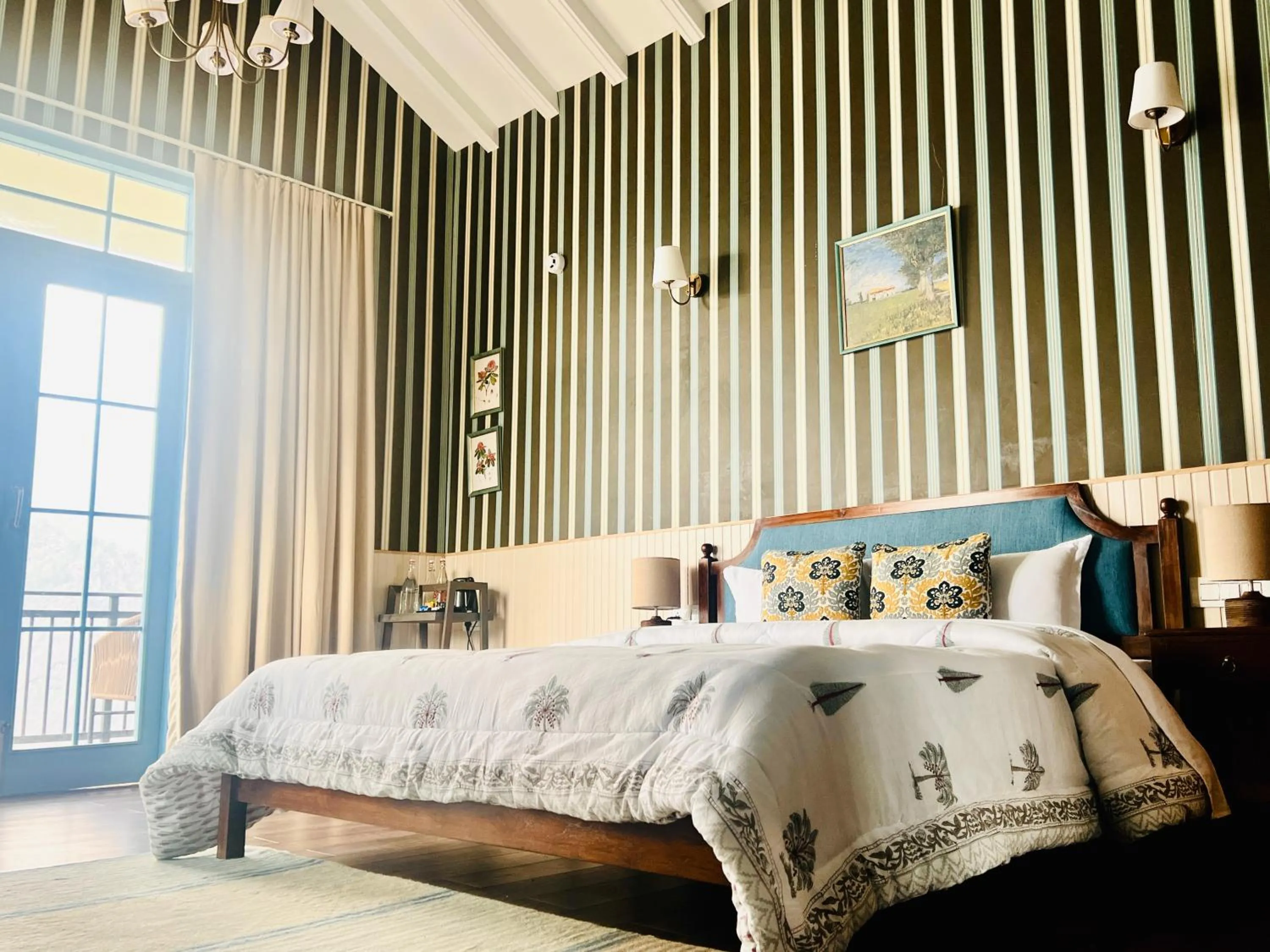 Bedroom, Bed in Faraway Cottages, Auli