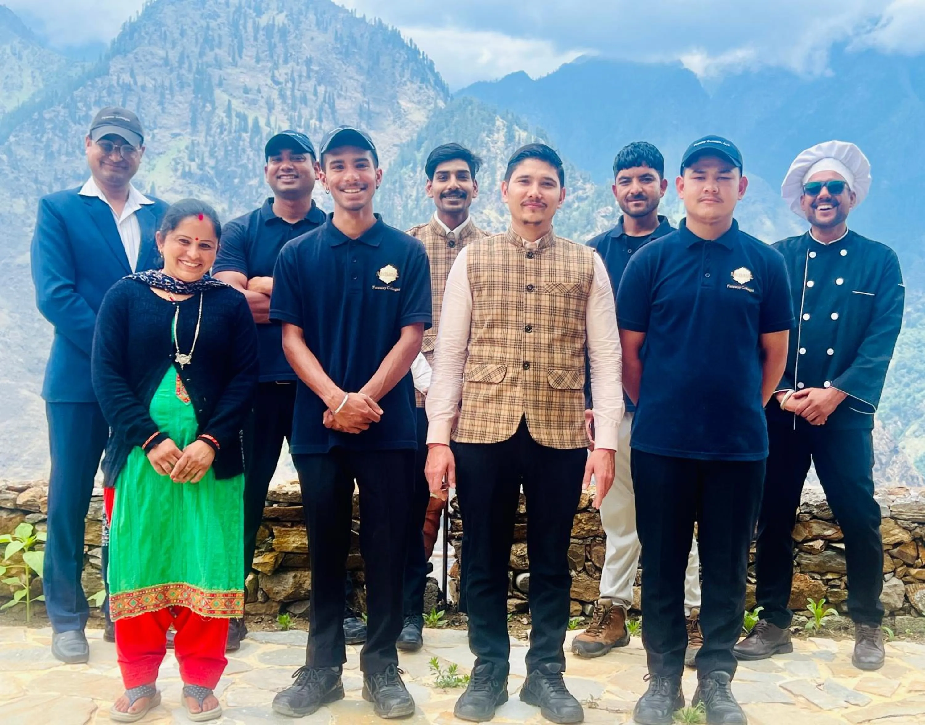 Staff in Faraway Cottages, Auli