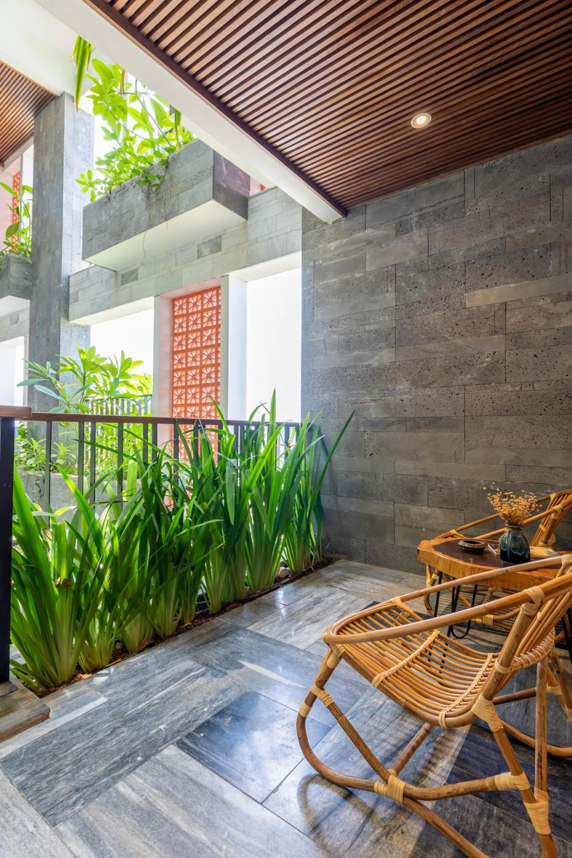 Balcony/Terrace in Bonny Boutique Hotel Da Nang