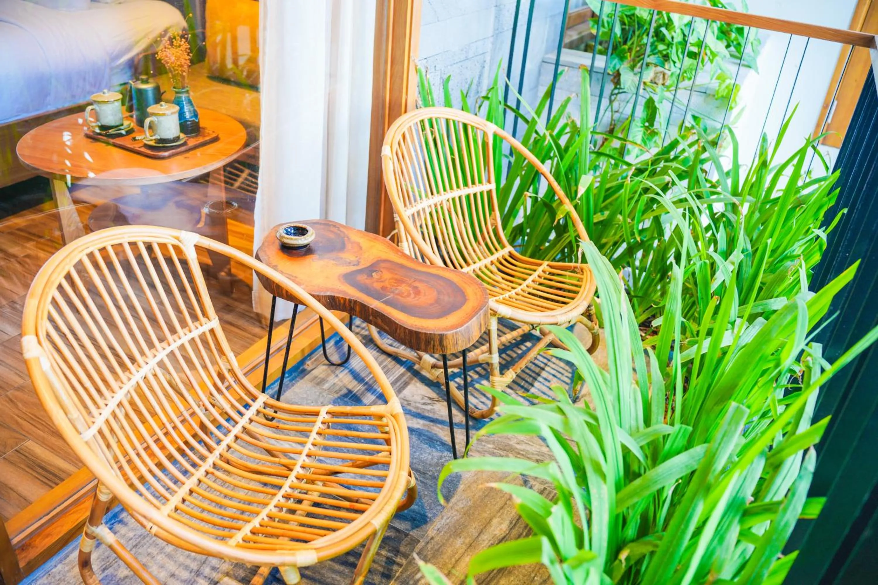 Balcony/Terrace in Bonny Boutique Hotel Da Nang