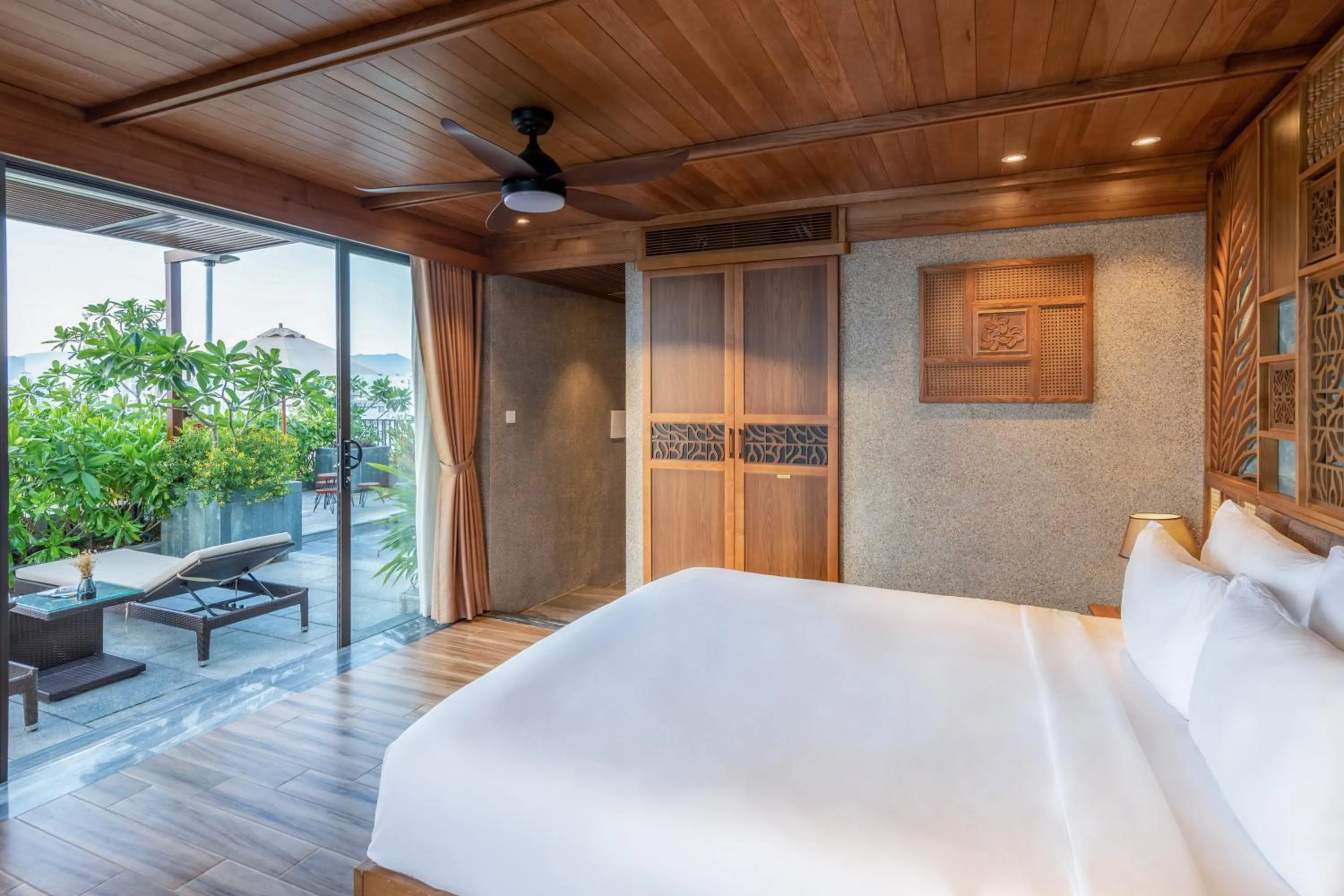 Bed in Bonny Boutique Hotel Da Nang