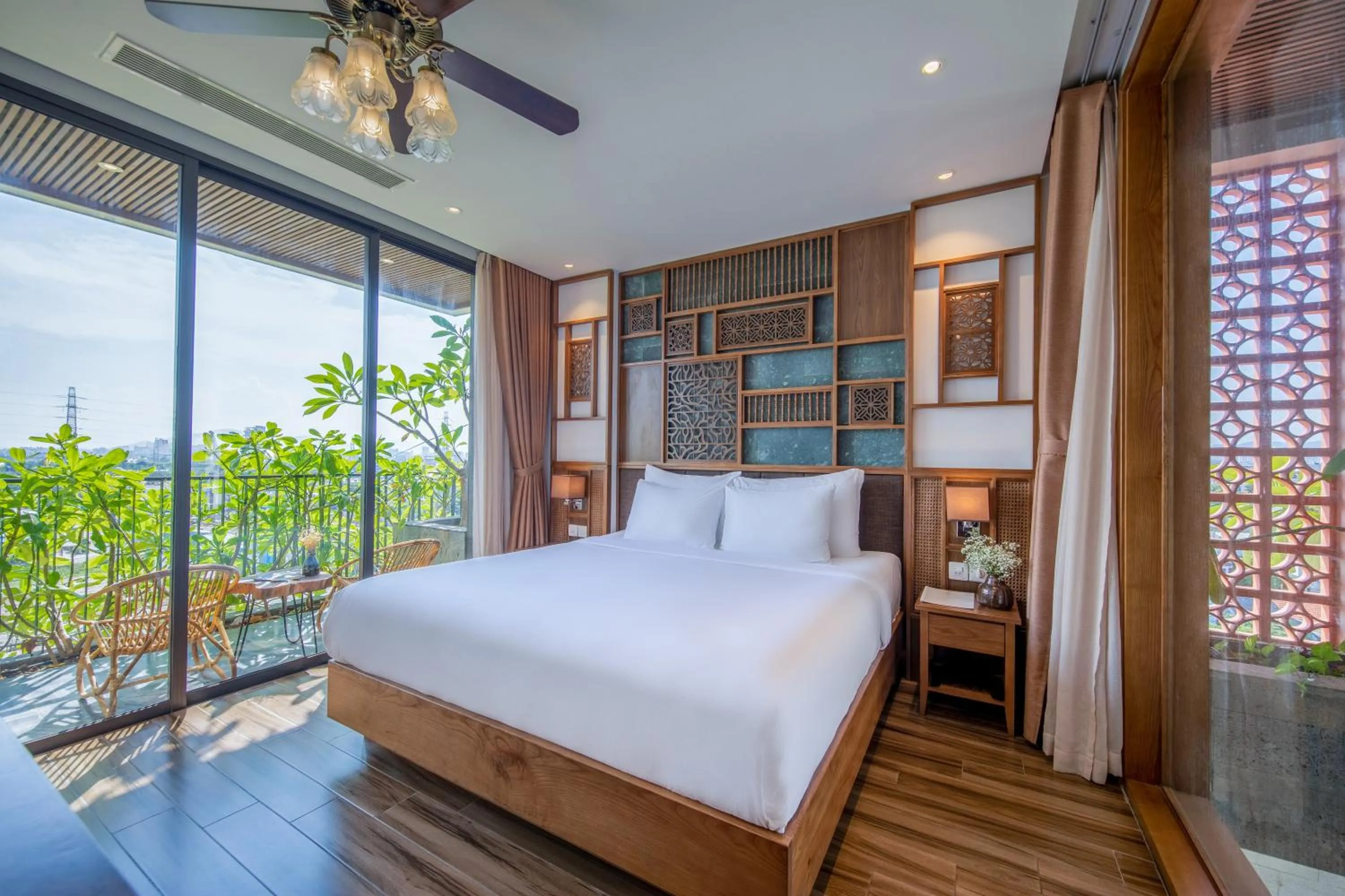 Bed in Bonny Boutique Hotel Da Nang