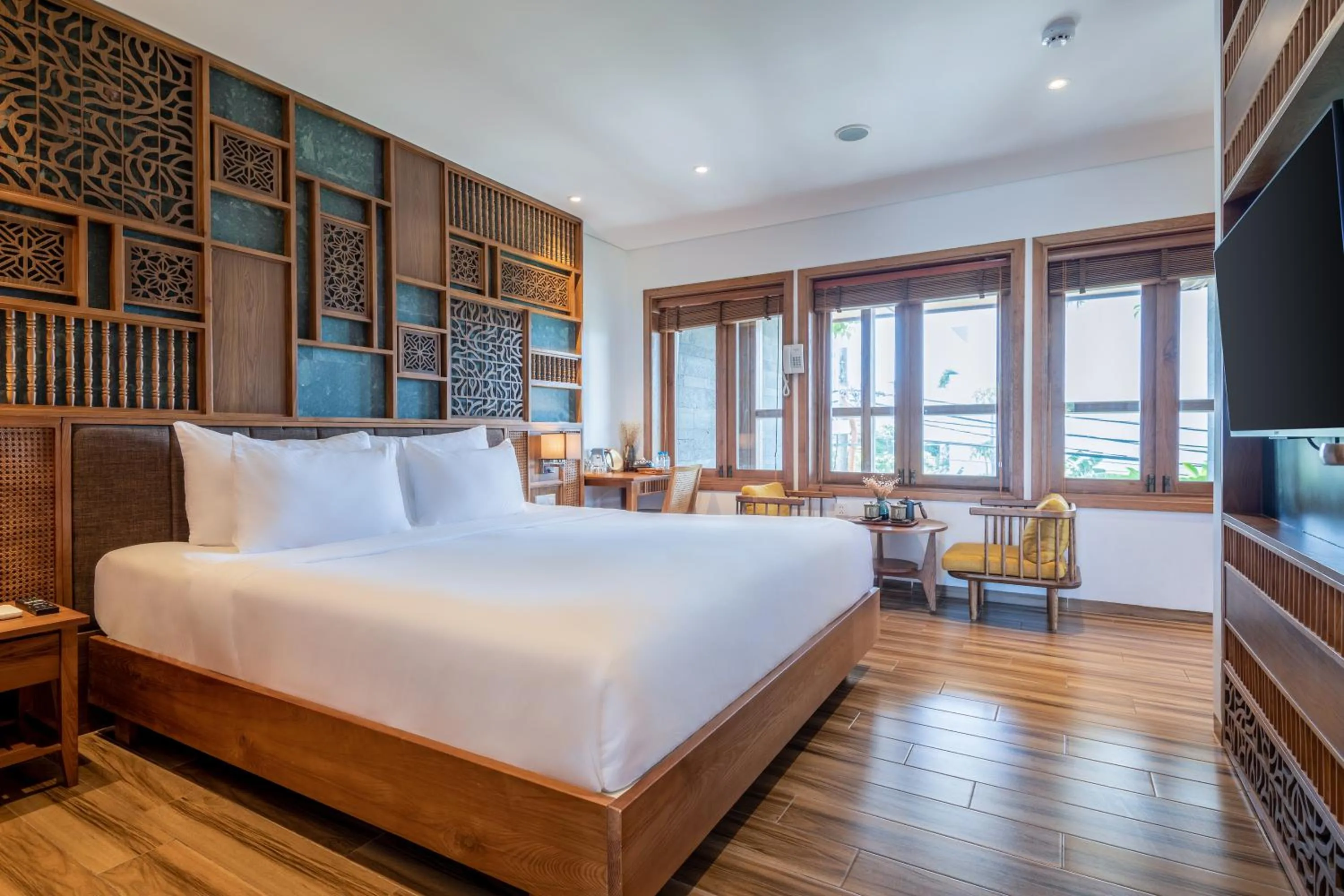 Bed in Bonny Boutique Hotel Da Nang