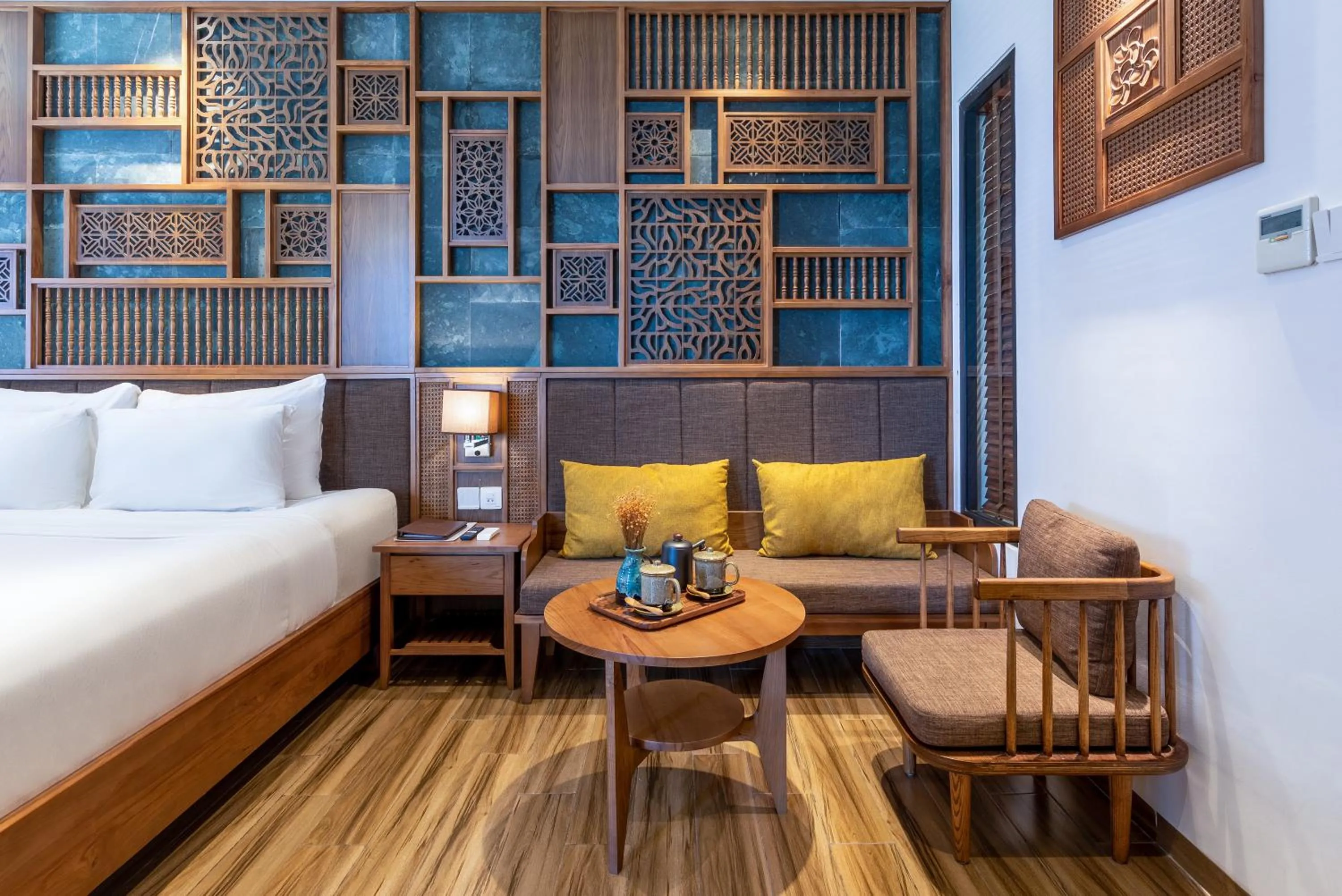 Living room, Bed in Bonny Boutique Hotel Da Nang