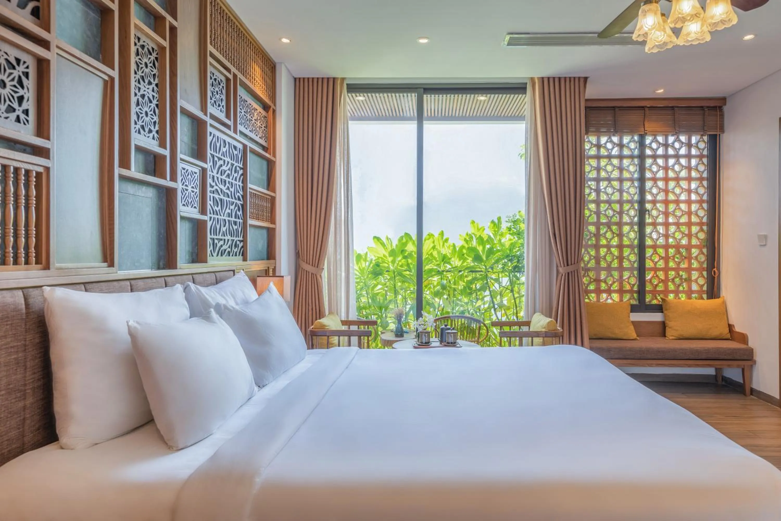 Bed in Bonny Boutique Hotel Da Nang