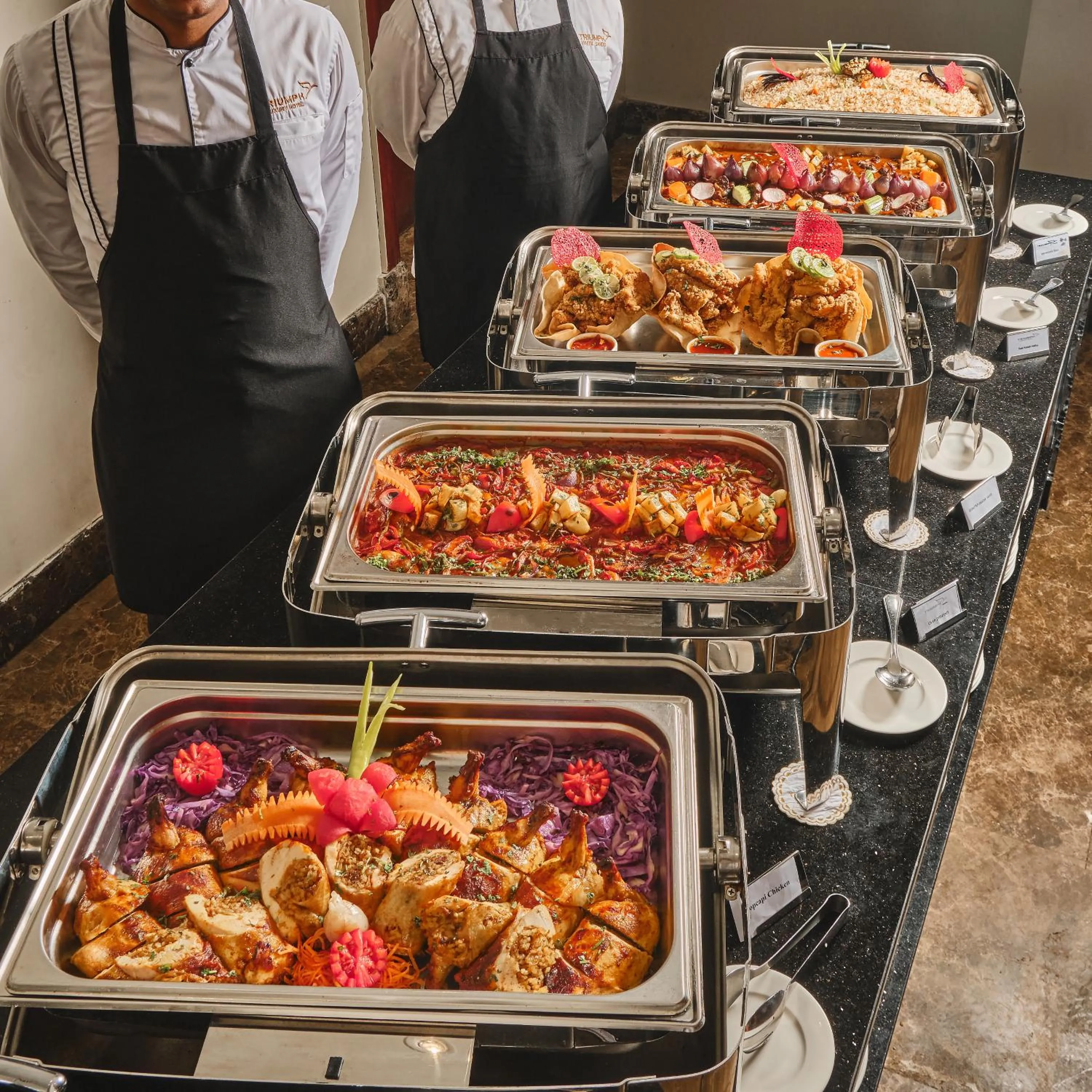 Dinner in Triumph White Sands Hotel