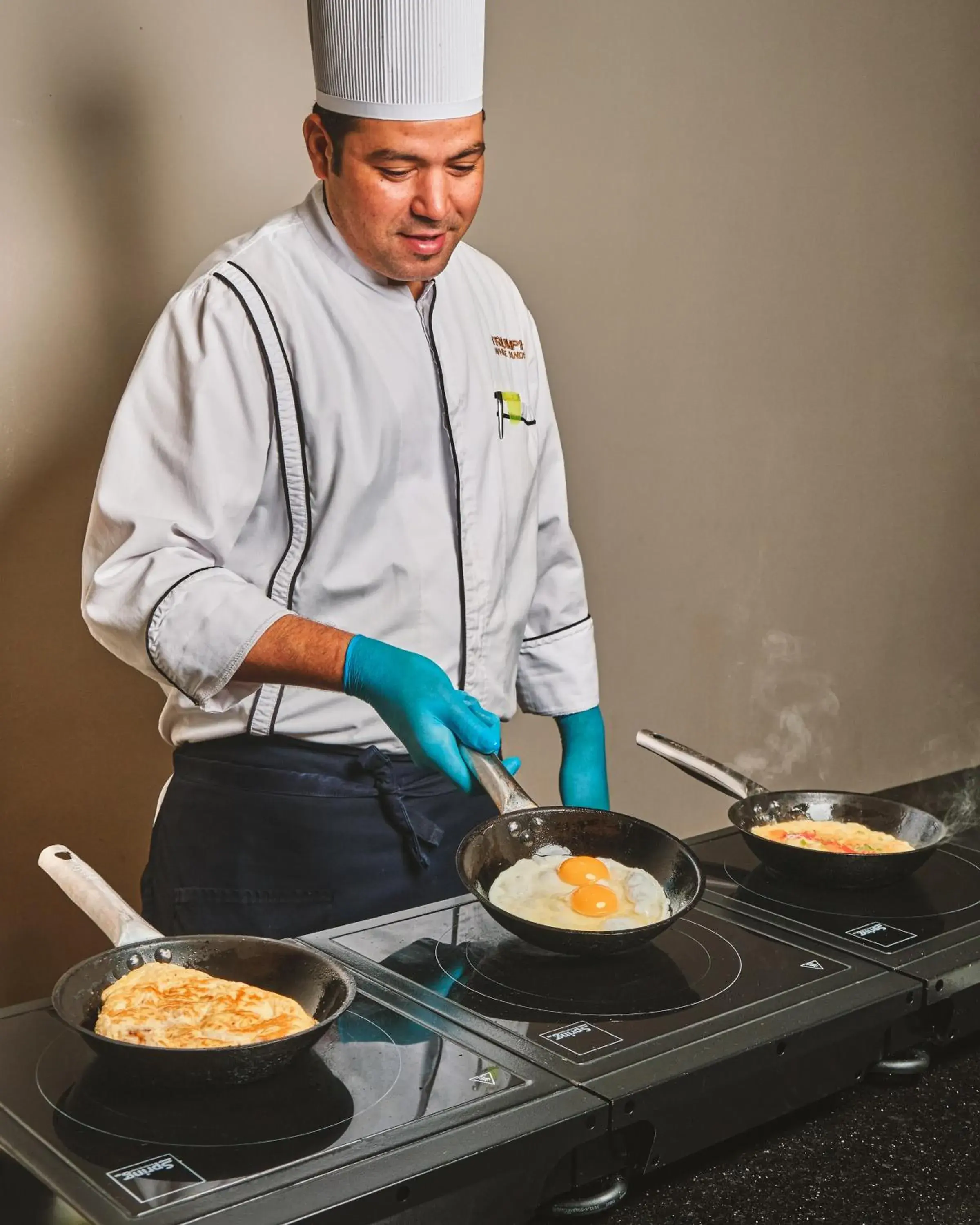 Buffet breakfast in Triumph White Sands Hotel Buffet breakfast in Triumph White Sands Hotel