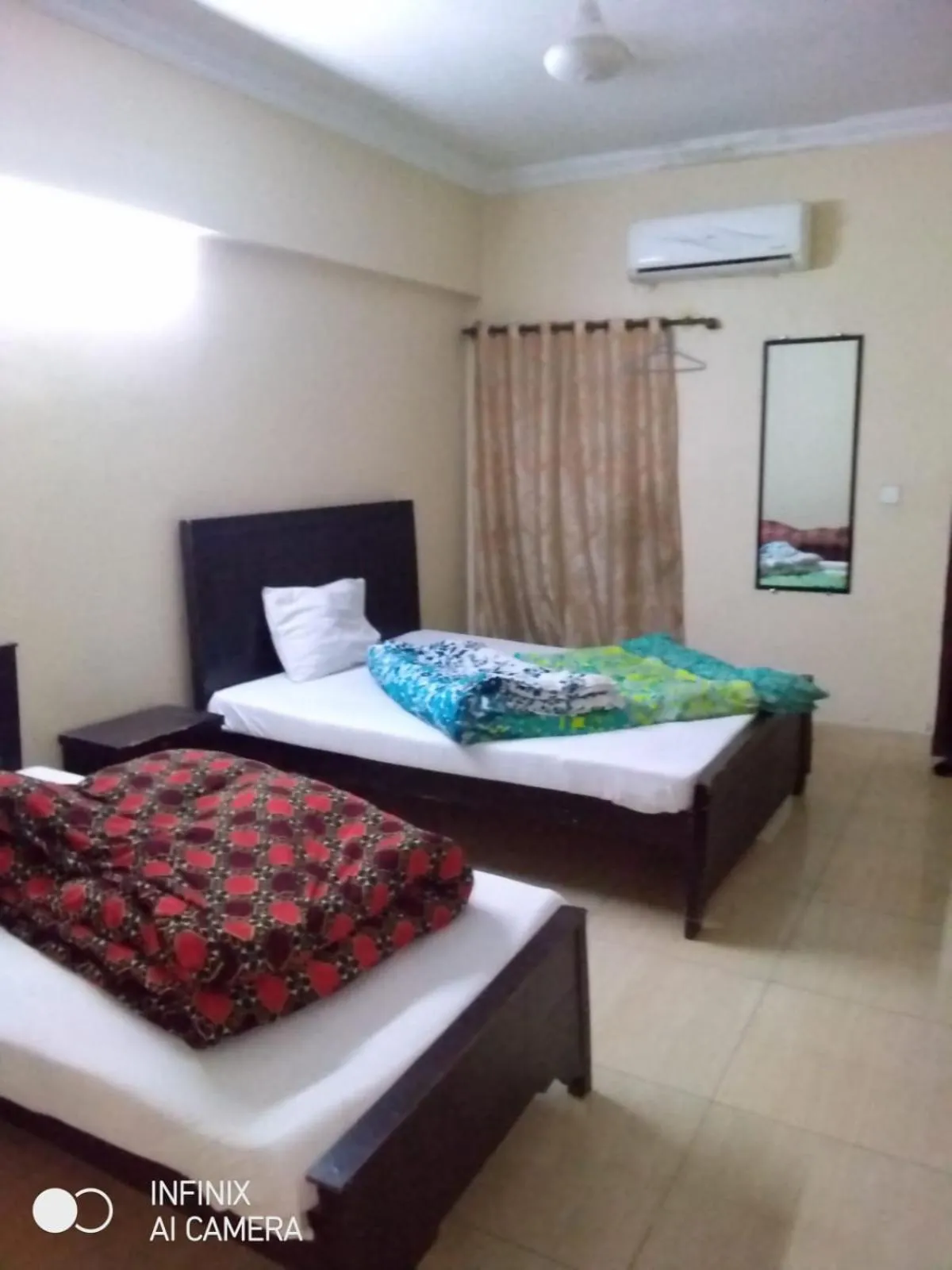 Bed in Al Sakhawat Hotel