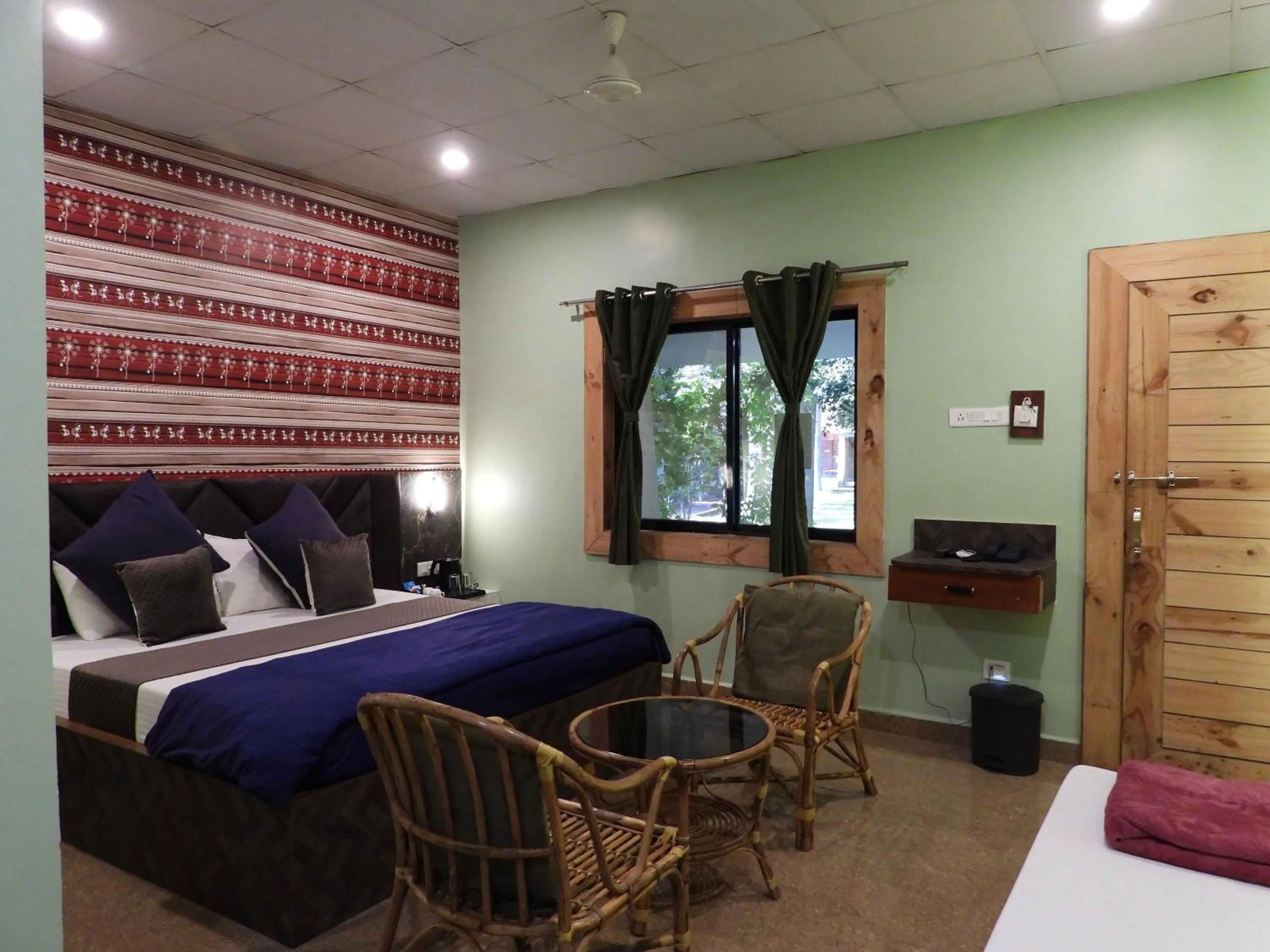 Bed in Tadoba Tiger Valley Resort Tadoba