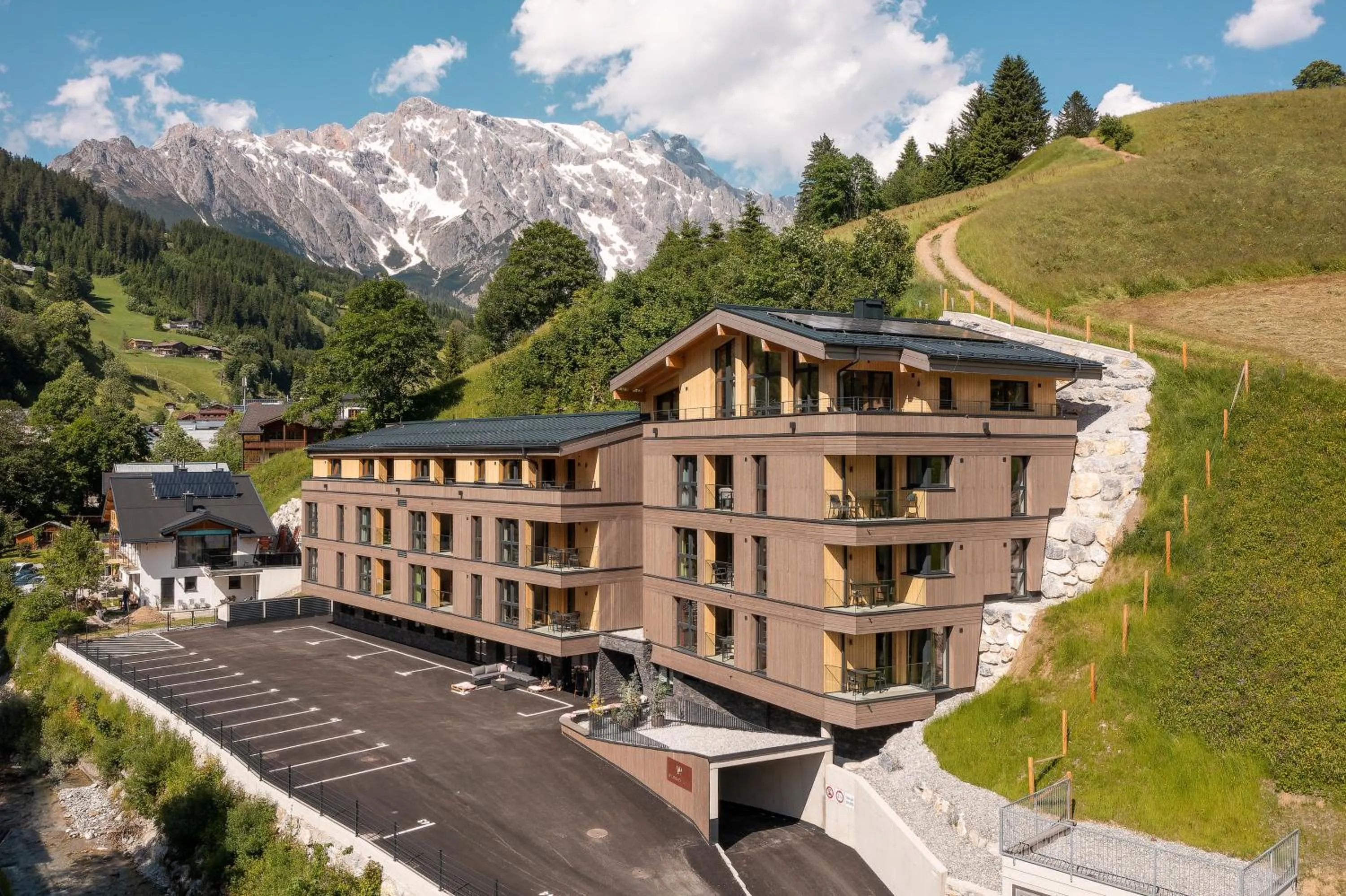Property building in AlpenParks Wildbach Lodge Hochkönig