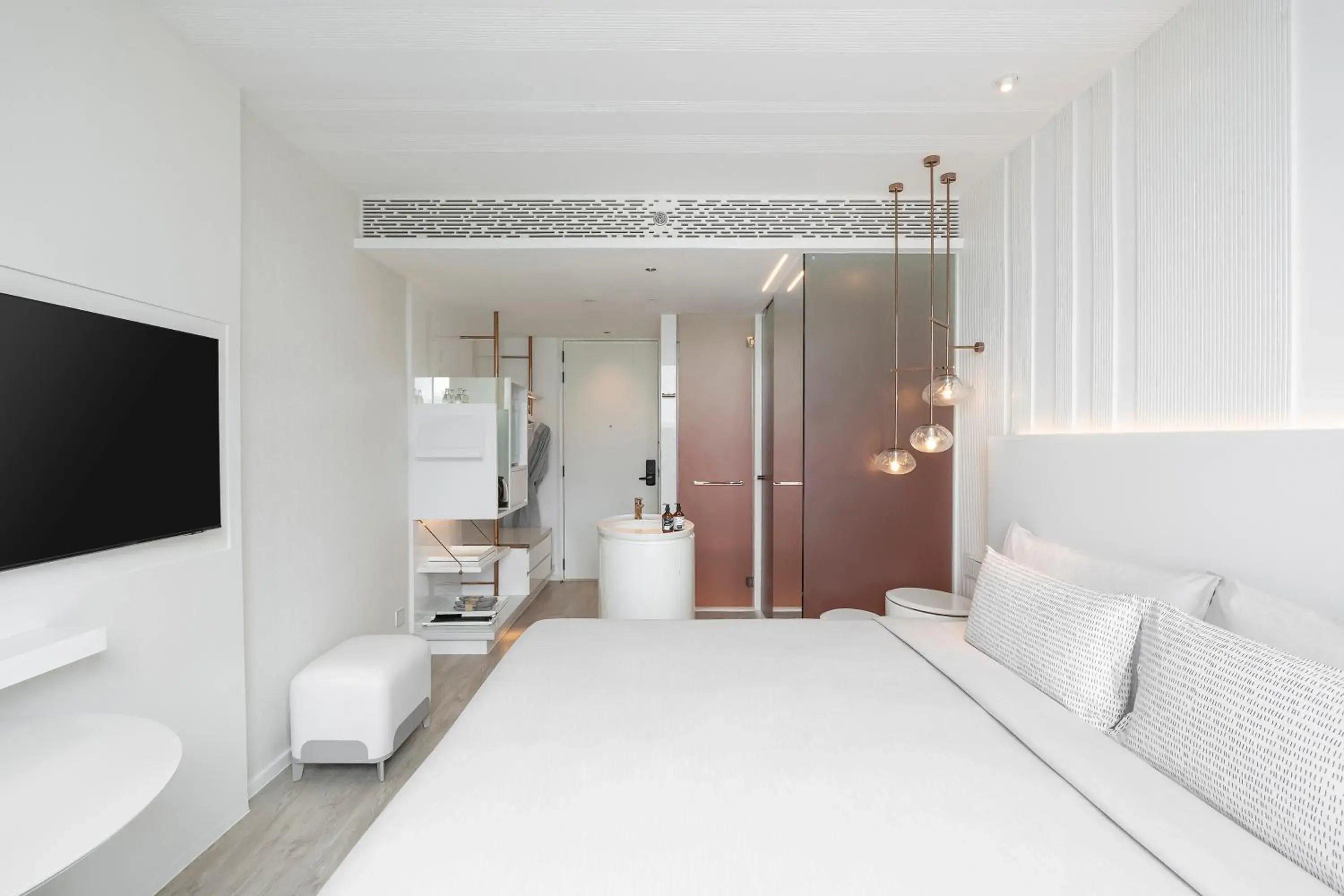 Bed in INNSiDE by Meliá Bangkok Sukhumvit Bed in INNSiDE by Meliá Bangkok Sukhumvit