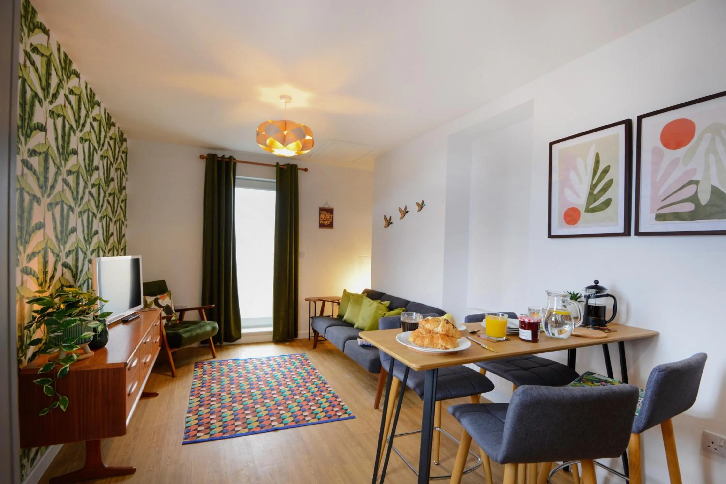 Seating area in Apartment Two by Ocean City Retreats - Two bedrooms, private car park