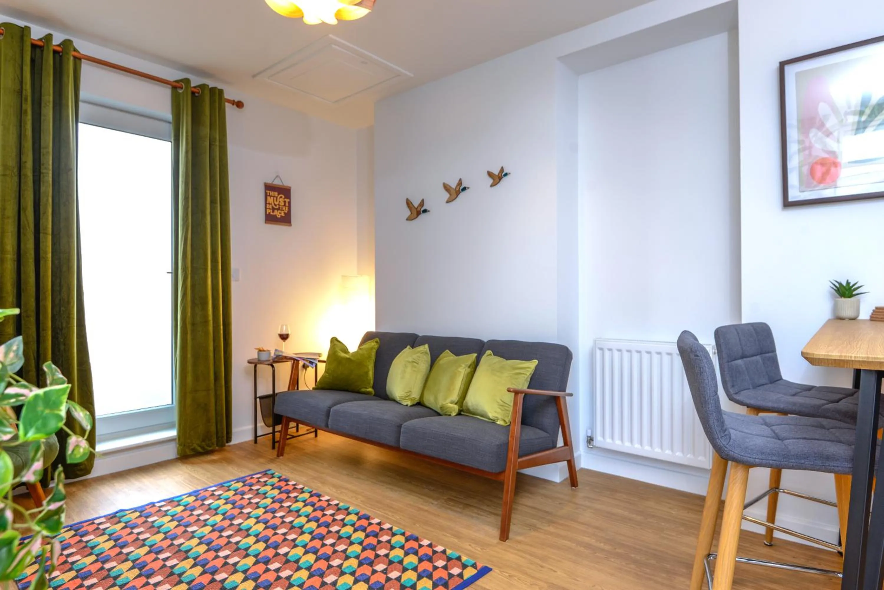 Living room in Apartment Two by Ocean City Retreats - Two bedrooms, private car park