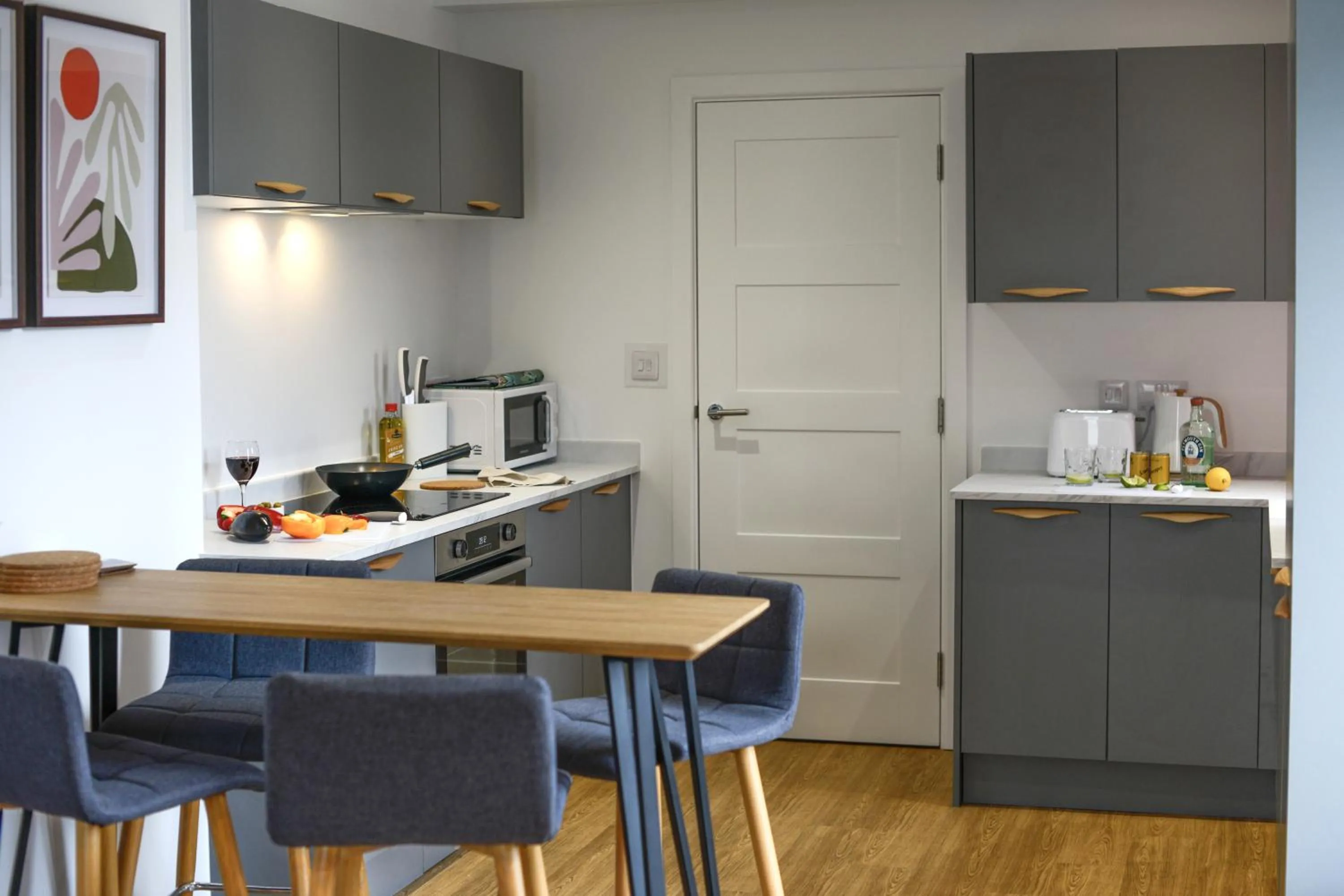 Coffee/tea facilities in Apartment Two by Ocean City Retreats - Two bedrooms, private car park