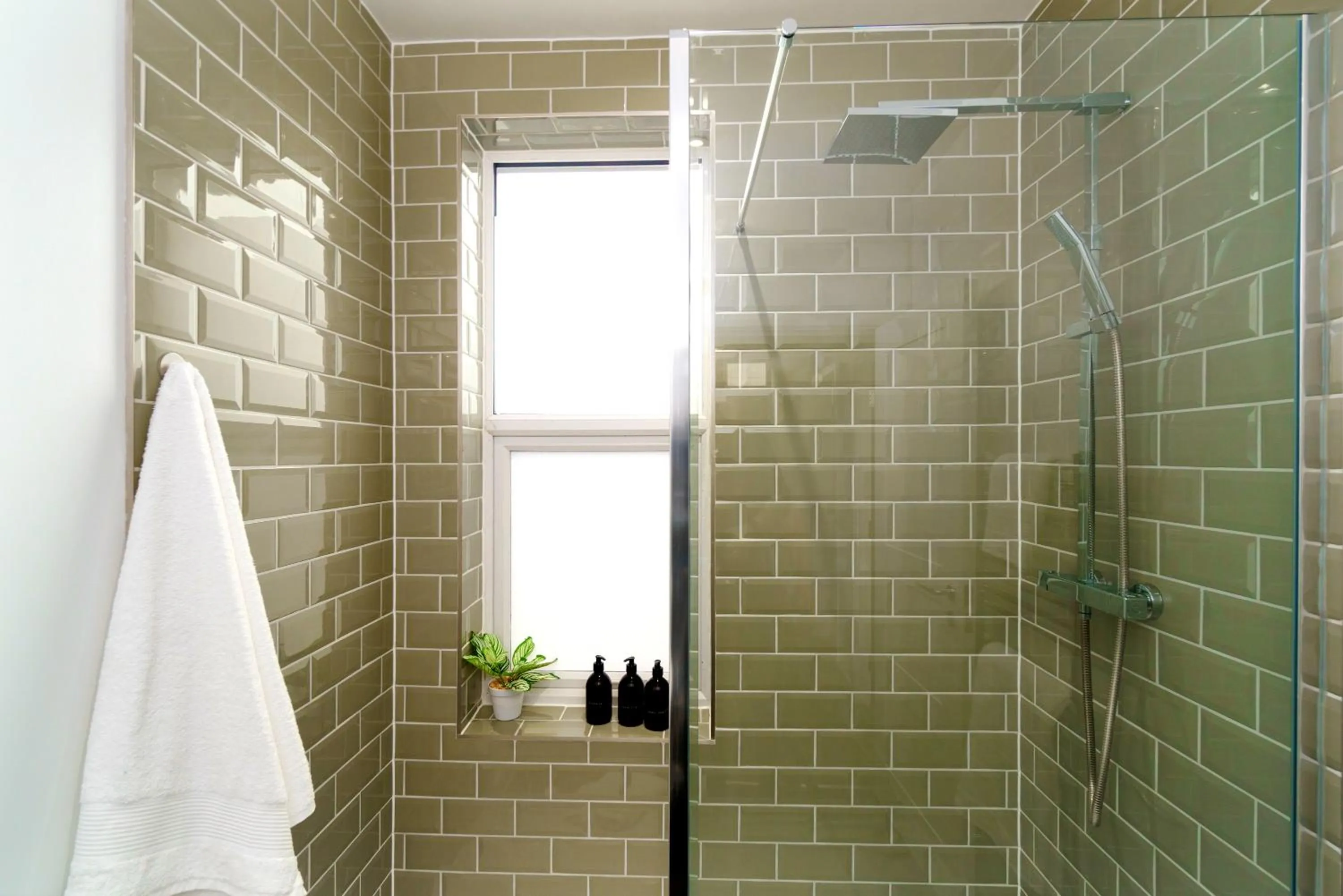 Shower in Apartment Two by Ocean City Retreats - Two bedrooms, private car park