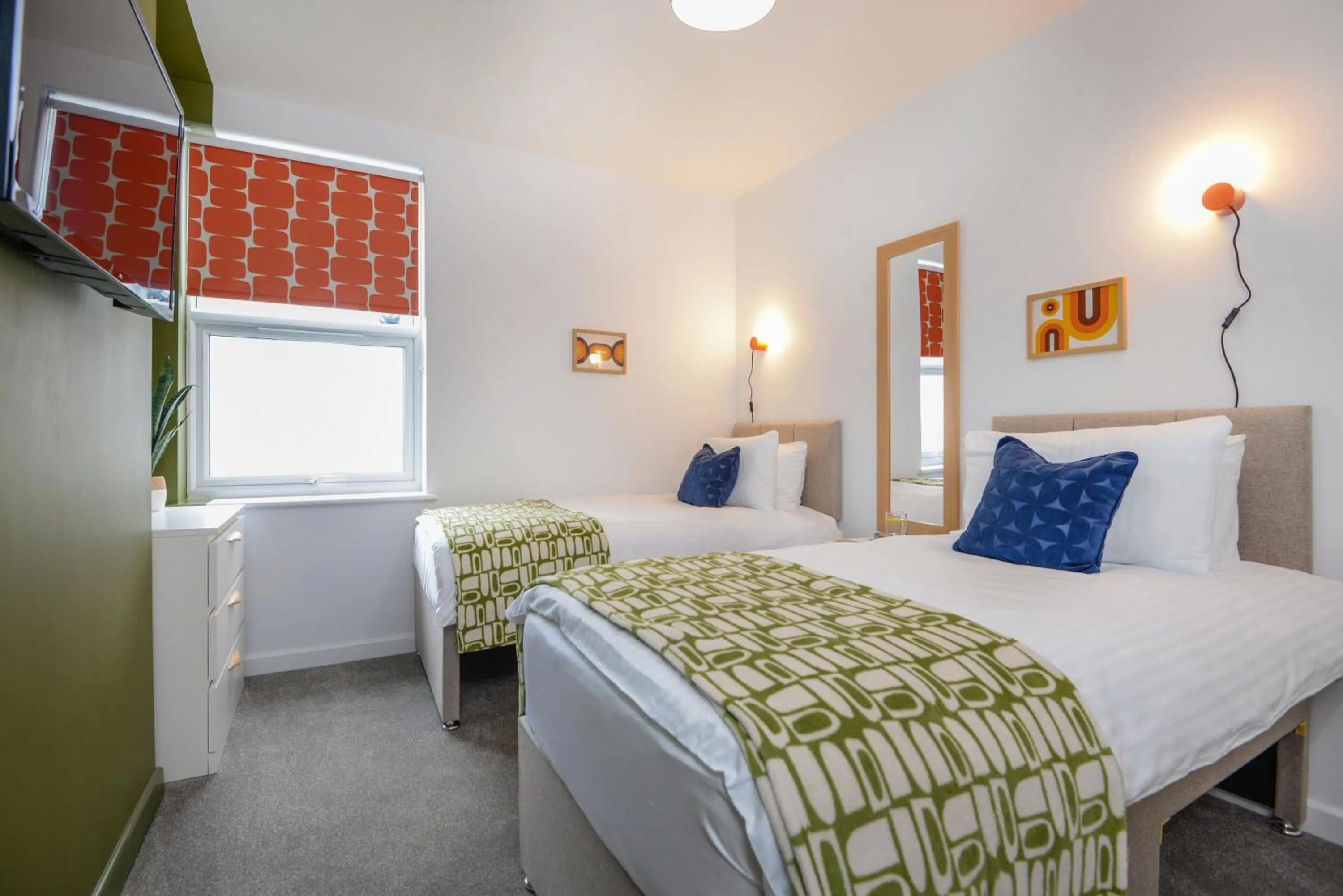 Bed in Apartment Two by Ocean City Retreats - Two bedrooms, private car park