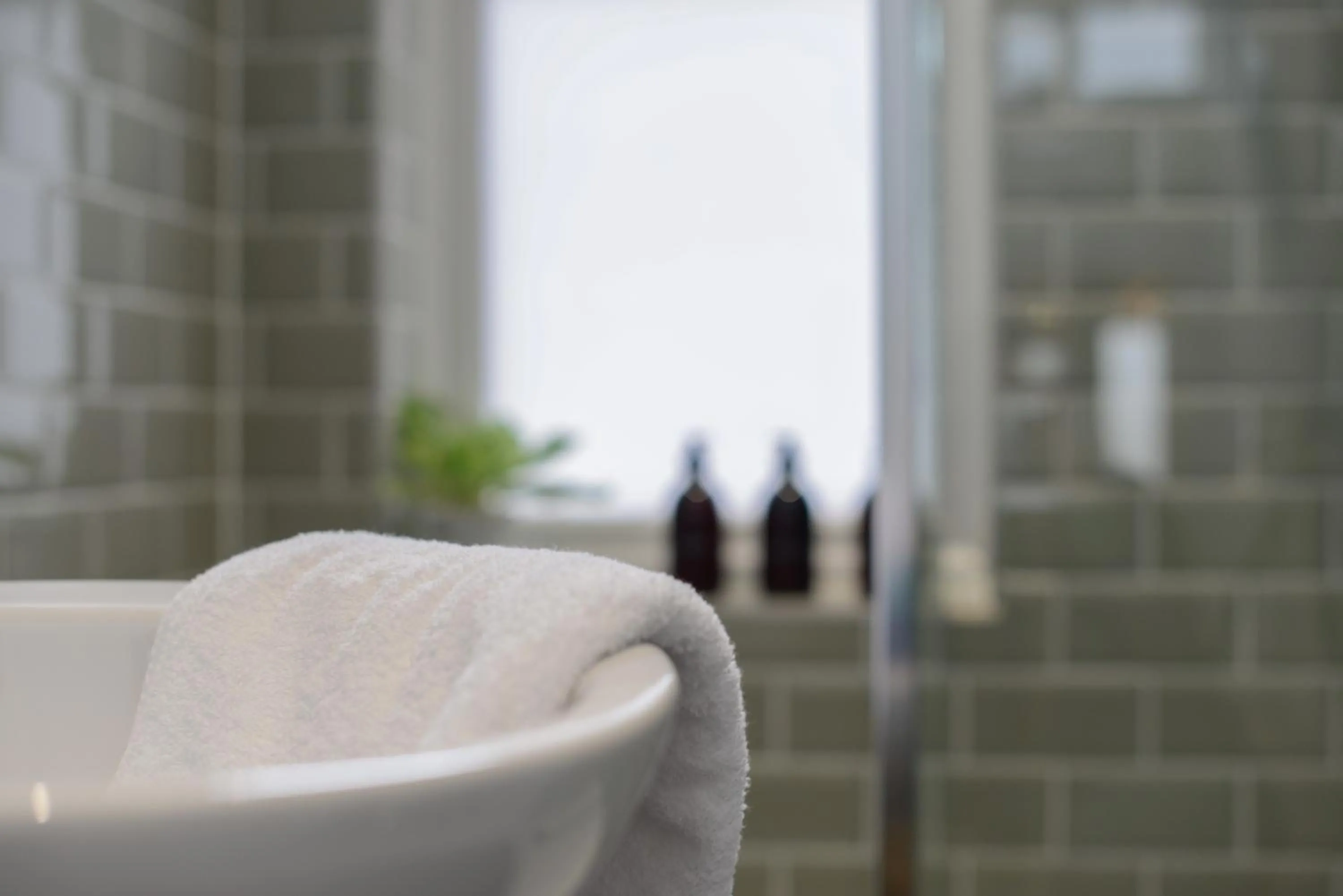 Bathroom in Apartment Two by Ocean City Retreats - Two bedrooms, private car park