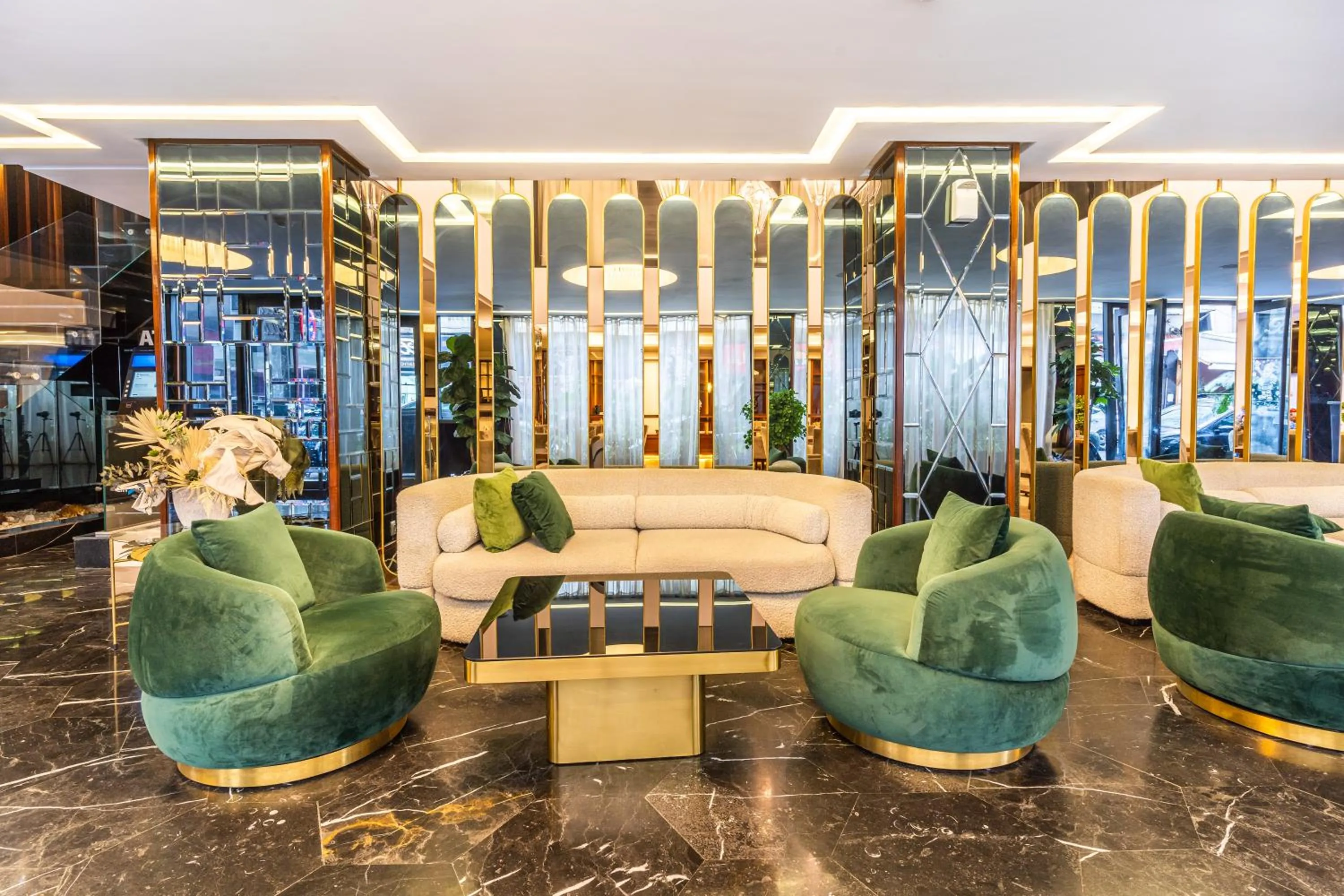 Seating area in One Hotel Casablanca