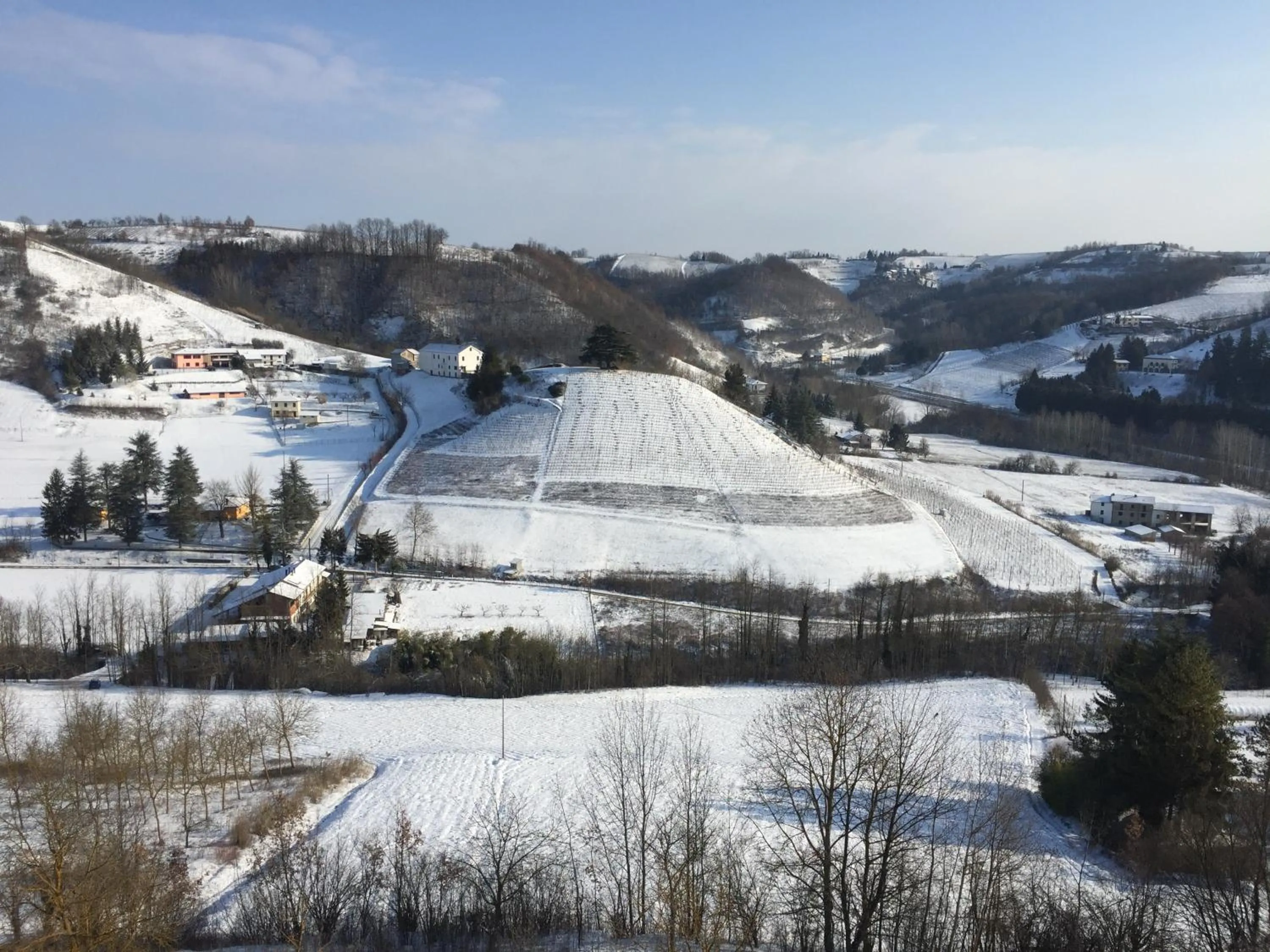 Natural landscape, Winter in La Contea