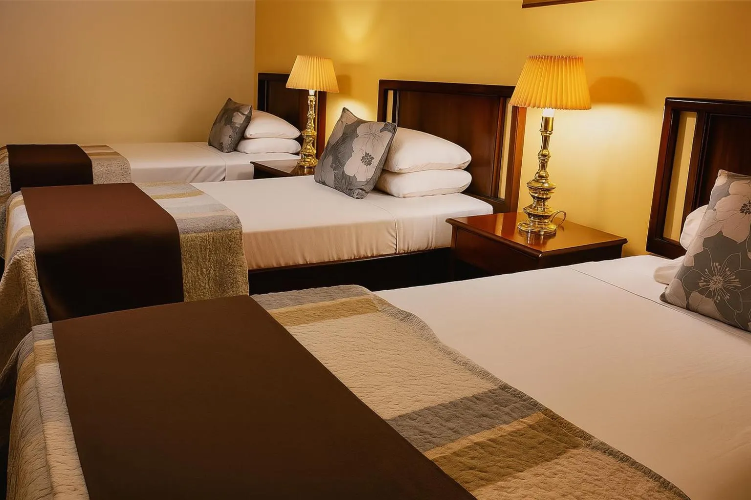 Bed in Hotel Puerta del Sol - San Jose Airport