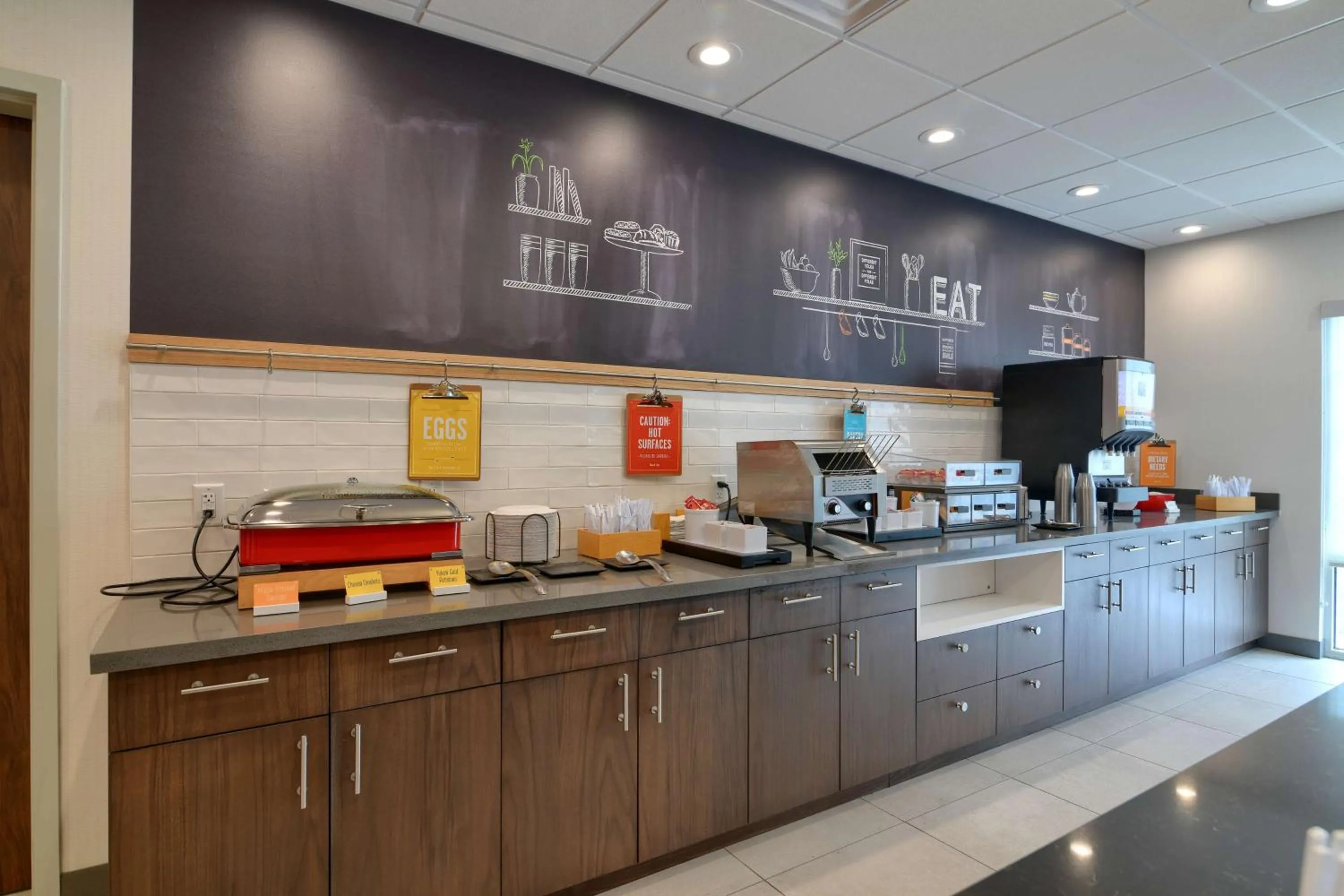 Breakfast in Hampton Inn Lincoln White Mountains