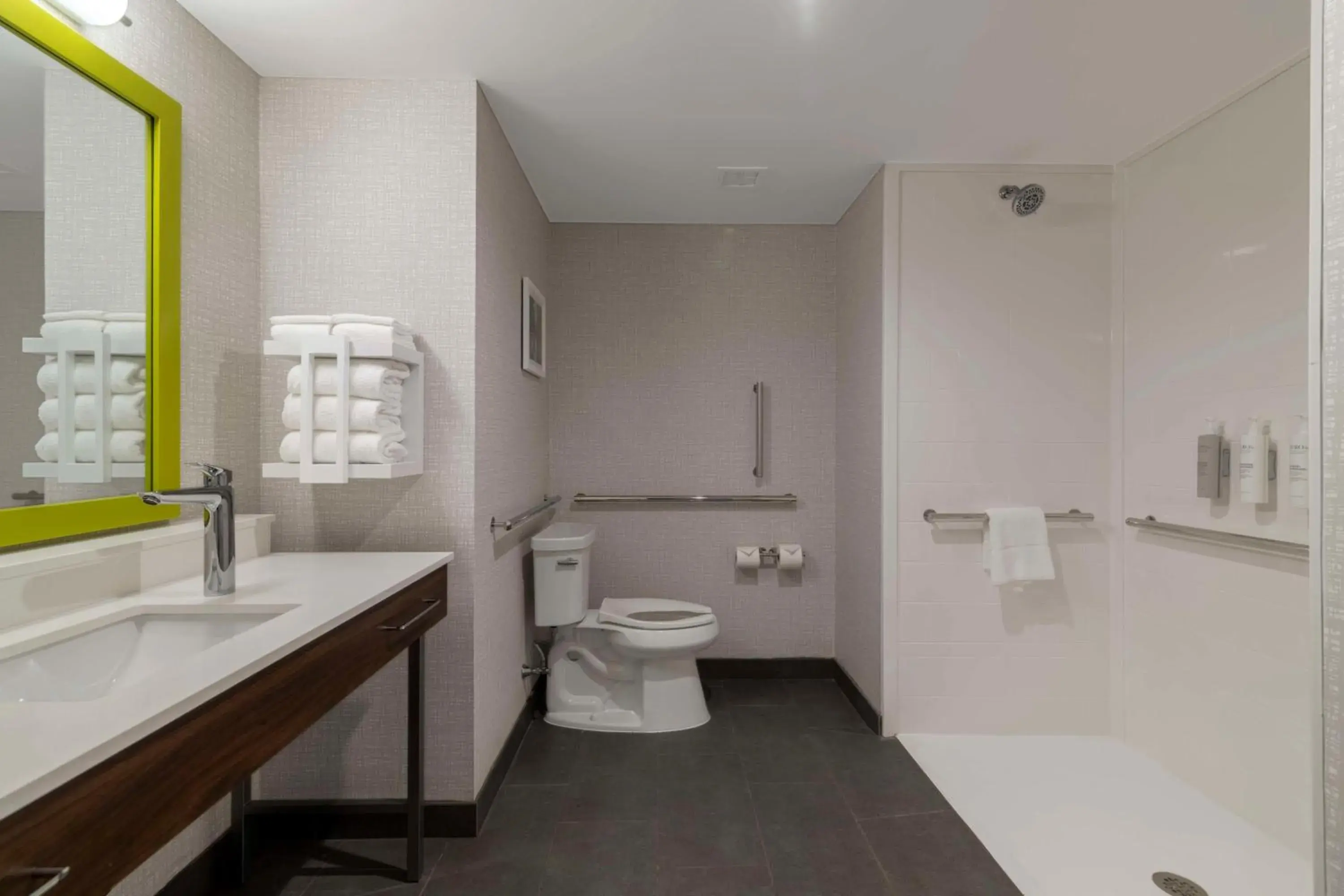 Bathroom in Hampton Inn Lincoln White Mountains Bathroom in Hampton Inn Lincoln White Mountains