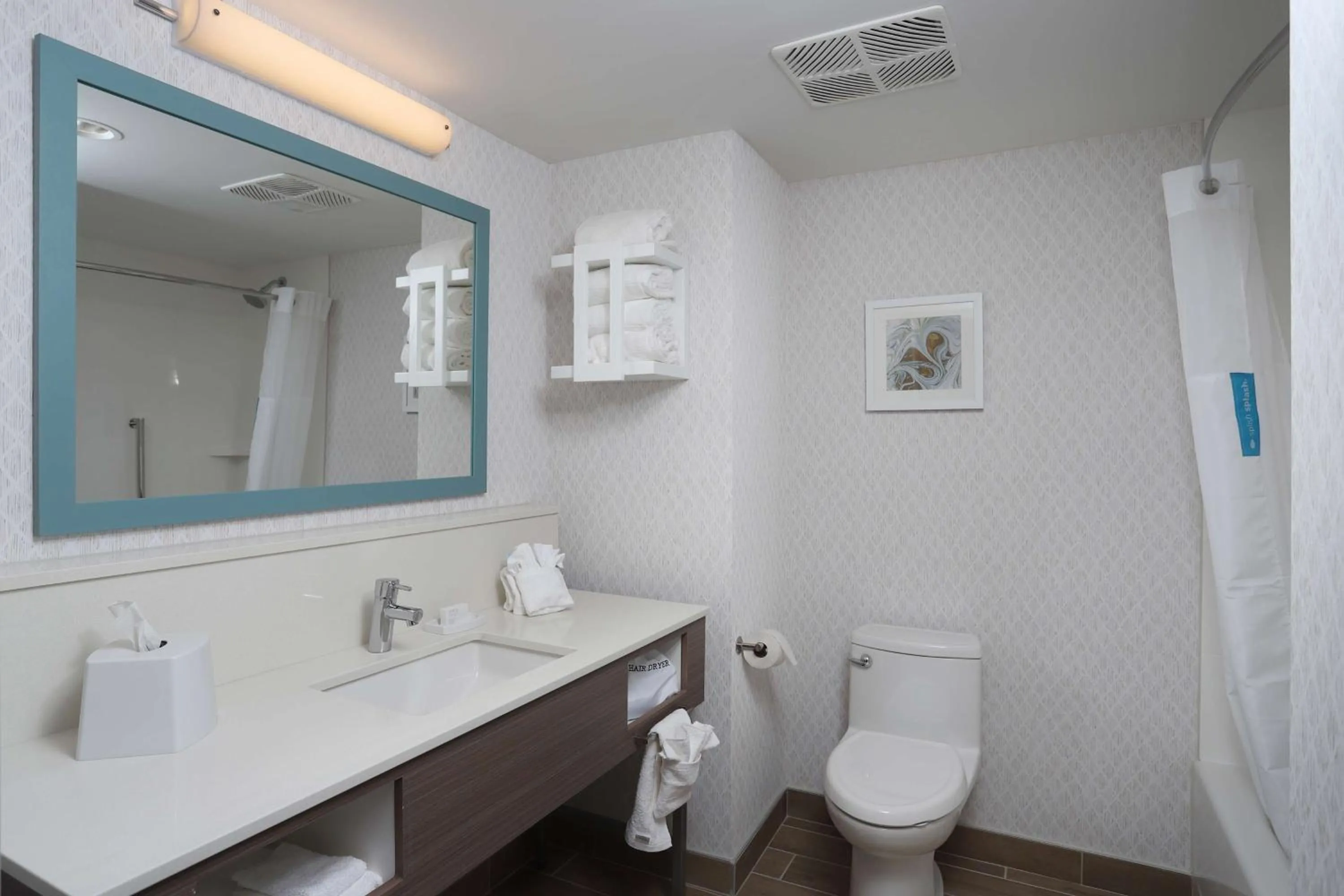 Bathroom in Hampton Inn & Suites Manistee, Mi