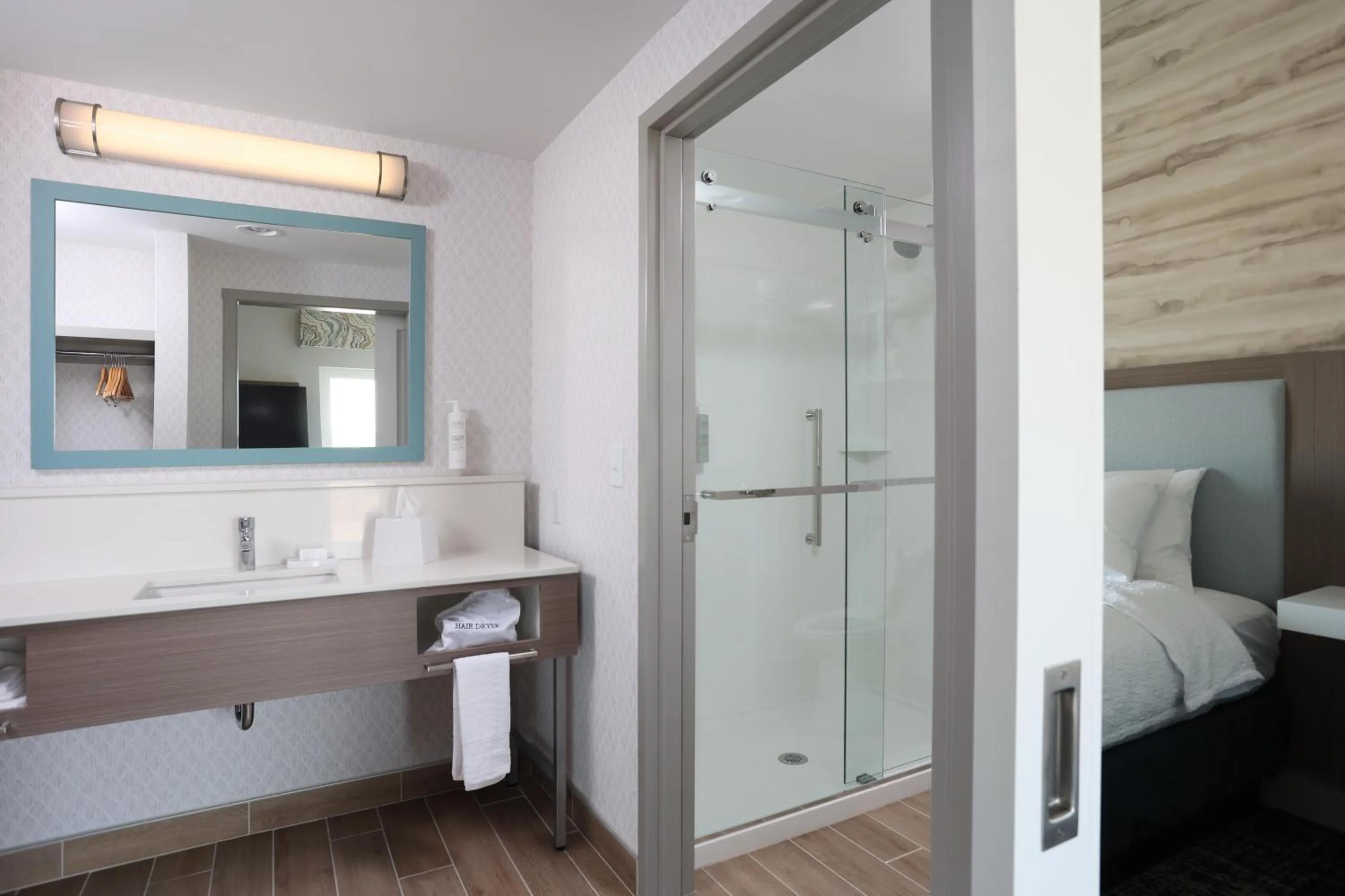 Bathroom in Hampton Inn & Suites Manistee, Mi