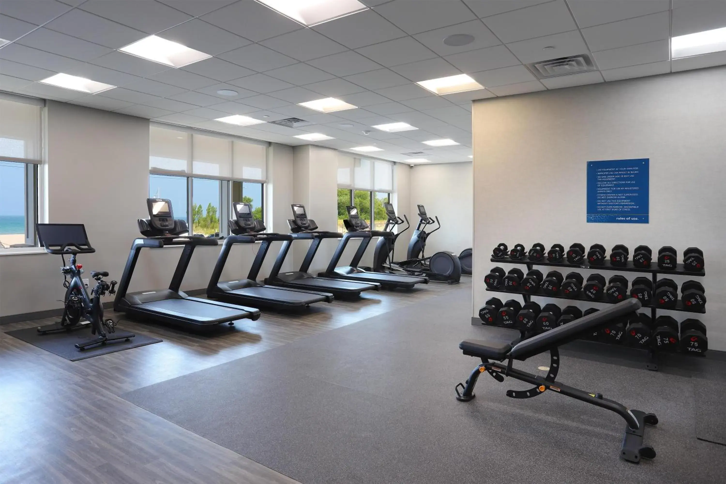 Fitness centre/facilities in Hampton Inn & Suites Manistee, Mi Fitness centre/facilities in Hampton Inn & Suites Manistee, Mi