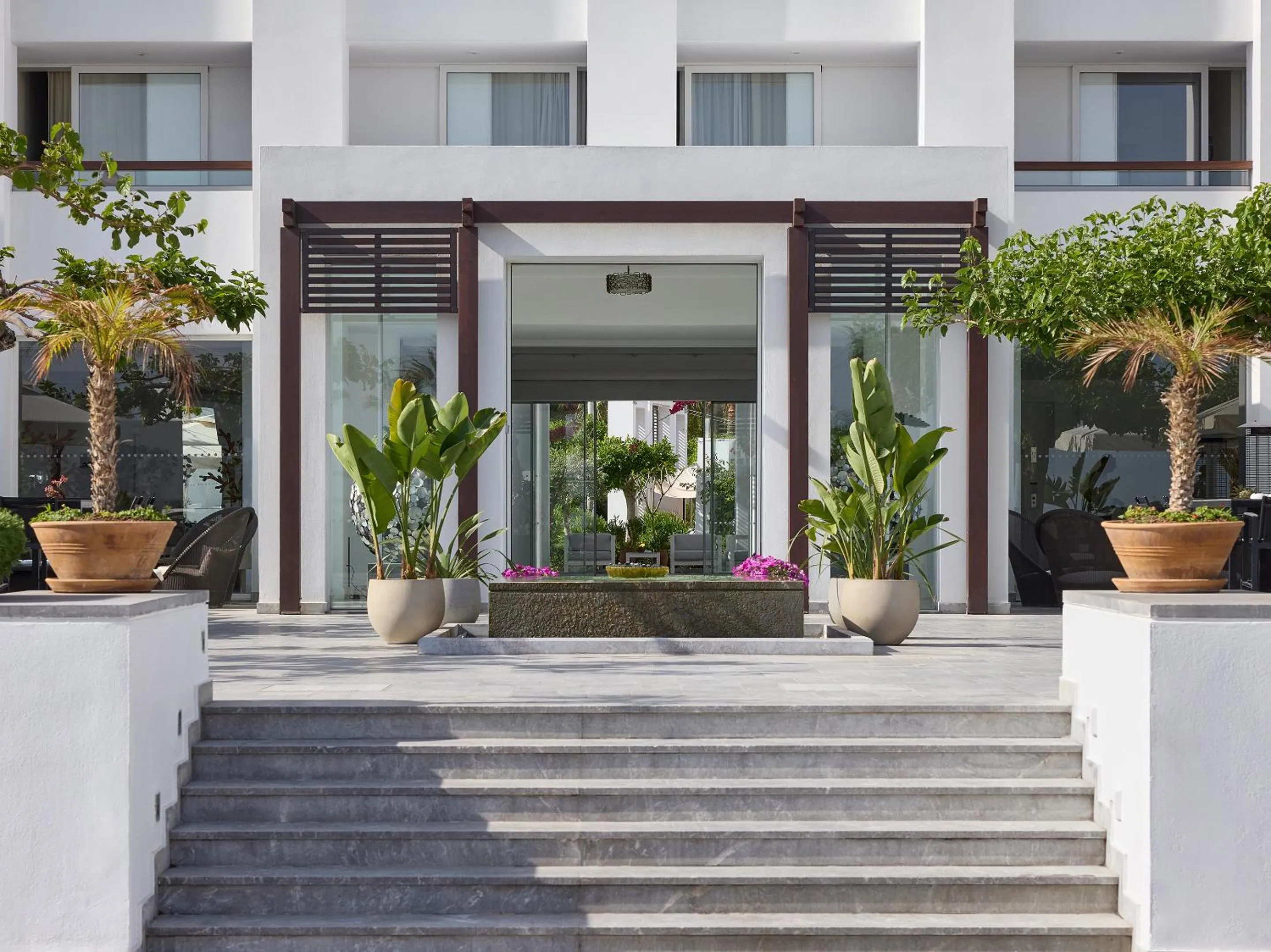 Facade/entrance in Grecotel Creta Palace