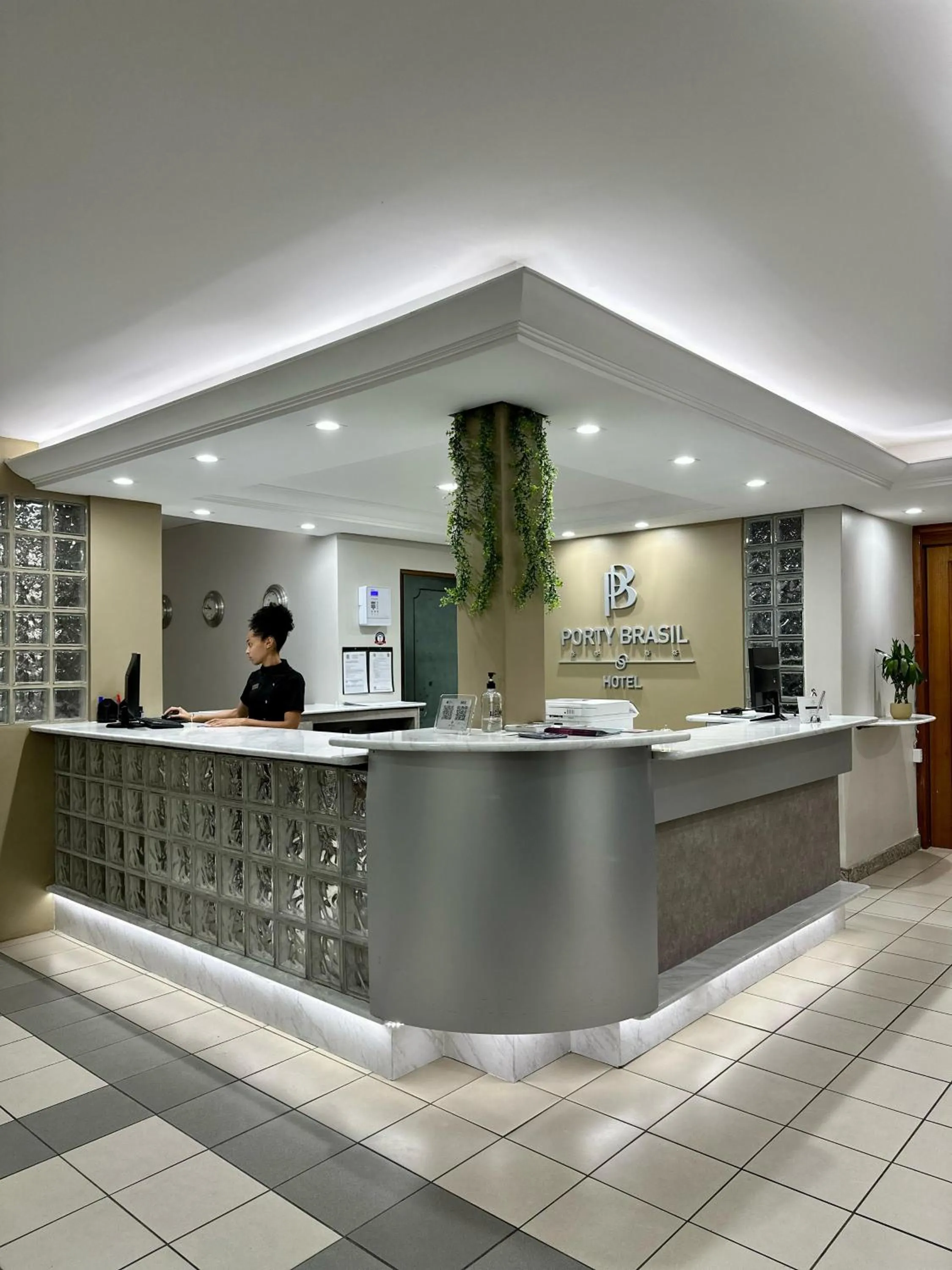 Lobby or reception in Porty Brasil Hotel