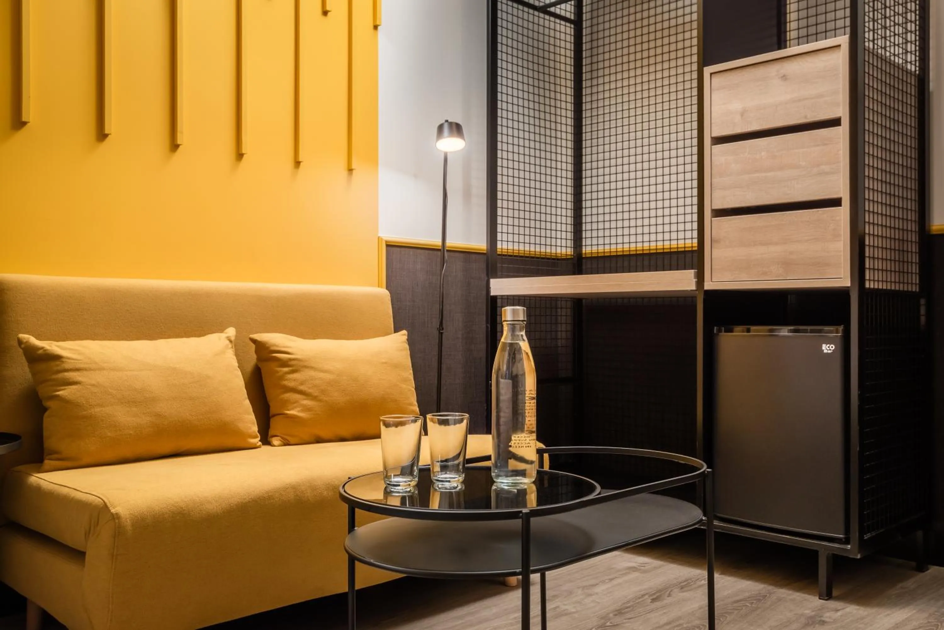 Seating area in BYPILLOW Crosstown