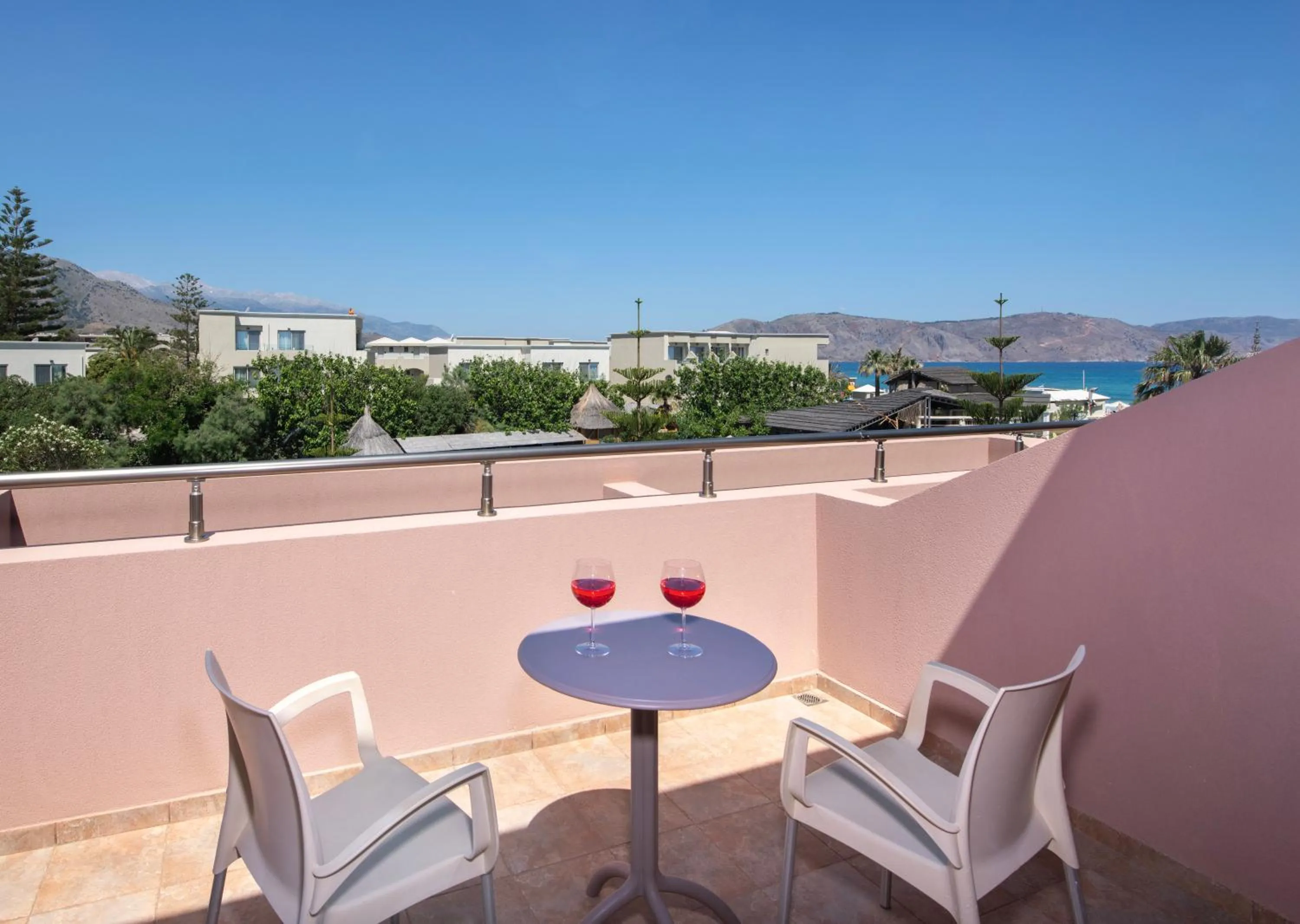 Balcony/Terrace in Orpheas Resort Hotel (Adults Only)