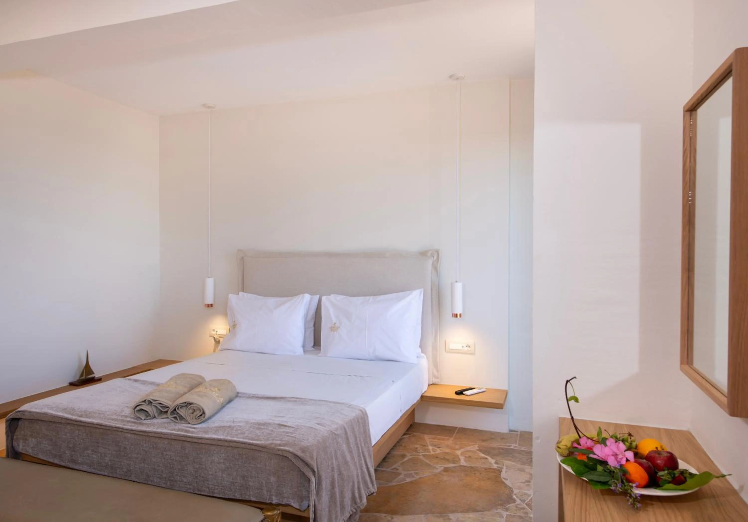 Bed in Orpheas Resort Hotel (Adults Only)