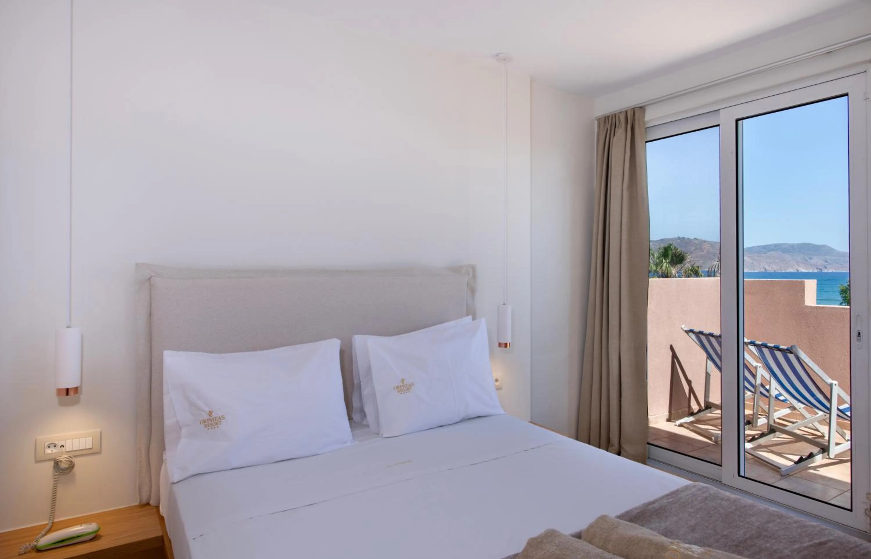 Bed in Orpheas Resort Hotel (Adults Only)