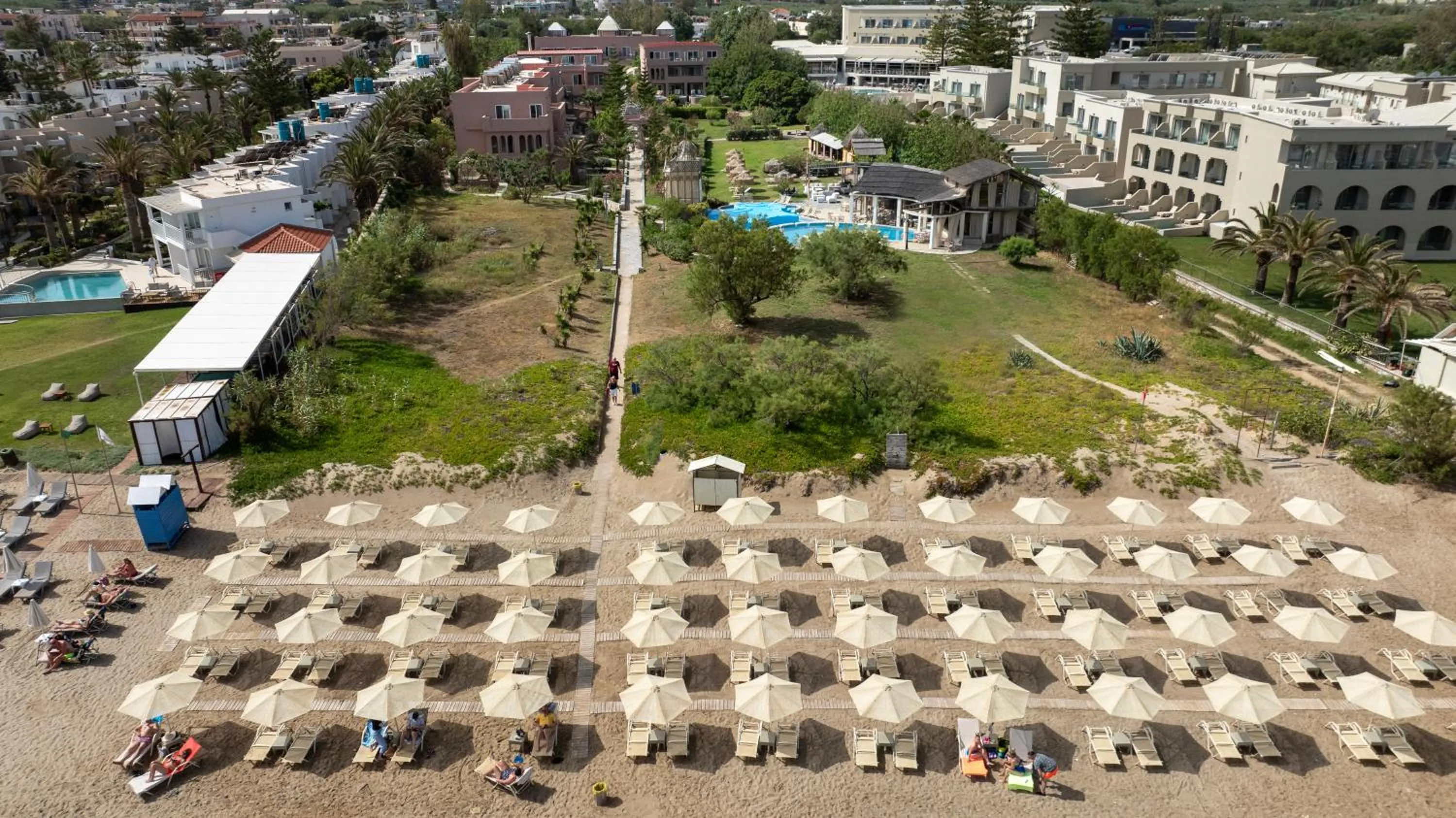 Beach in Orpheas Resort Hotel (Adults Only)
