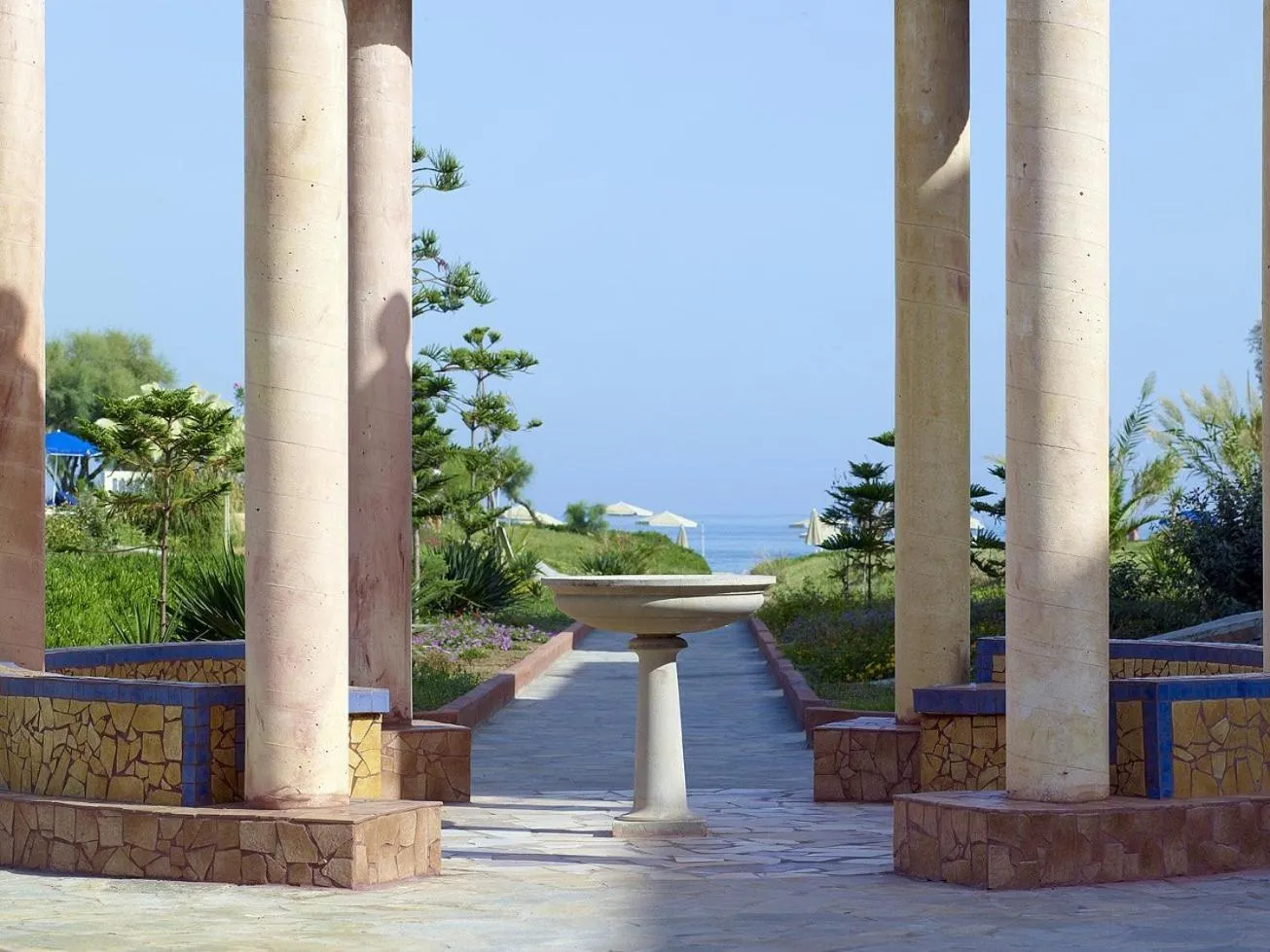 Facade/entrance in Orpheas Resort Hotel (Adults Only)