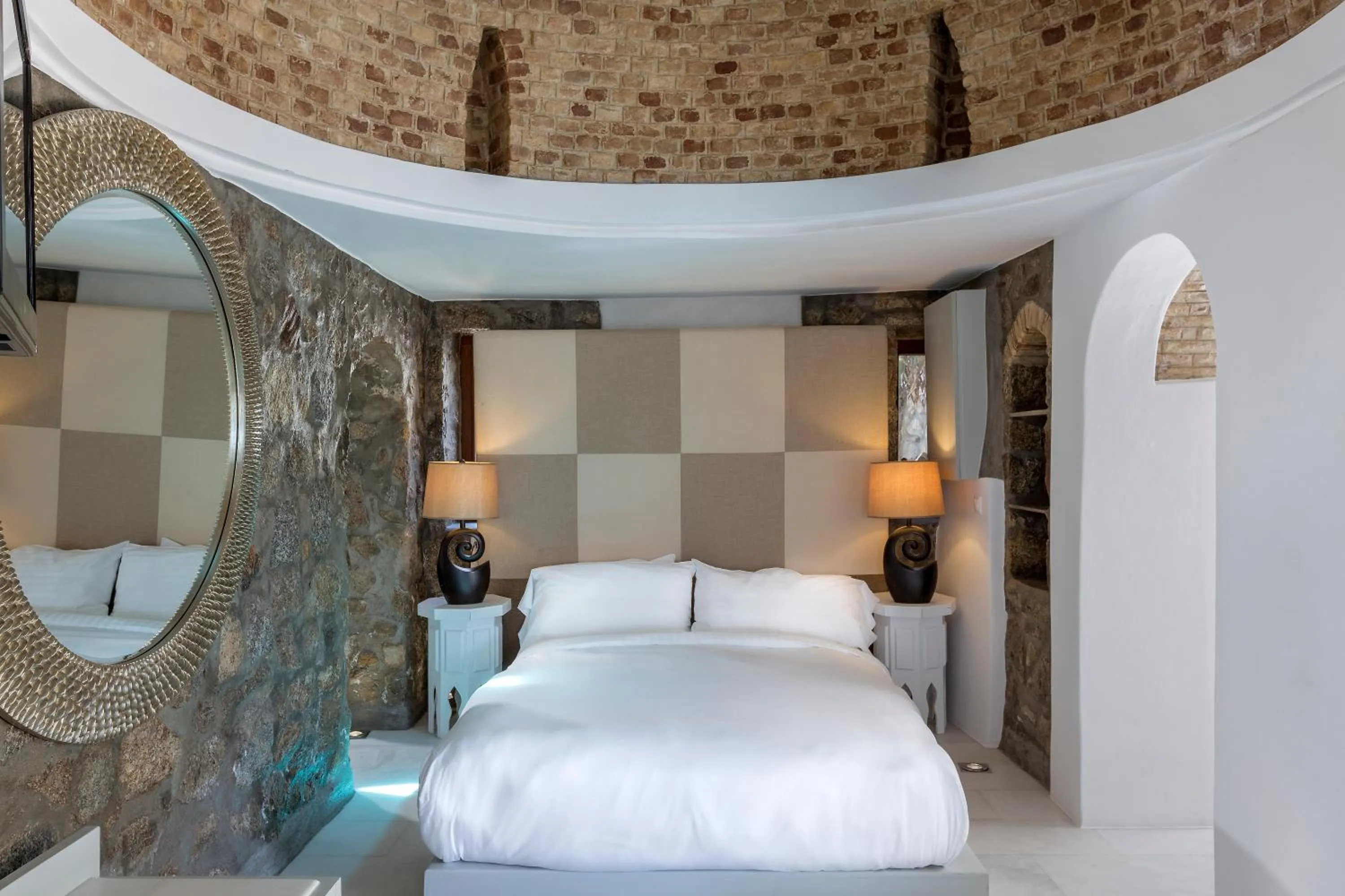 Bed in Greco Philia Hotel Boutique