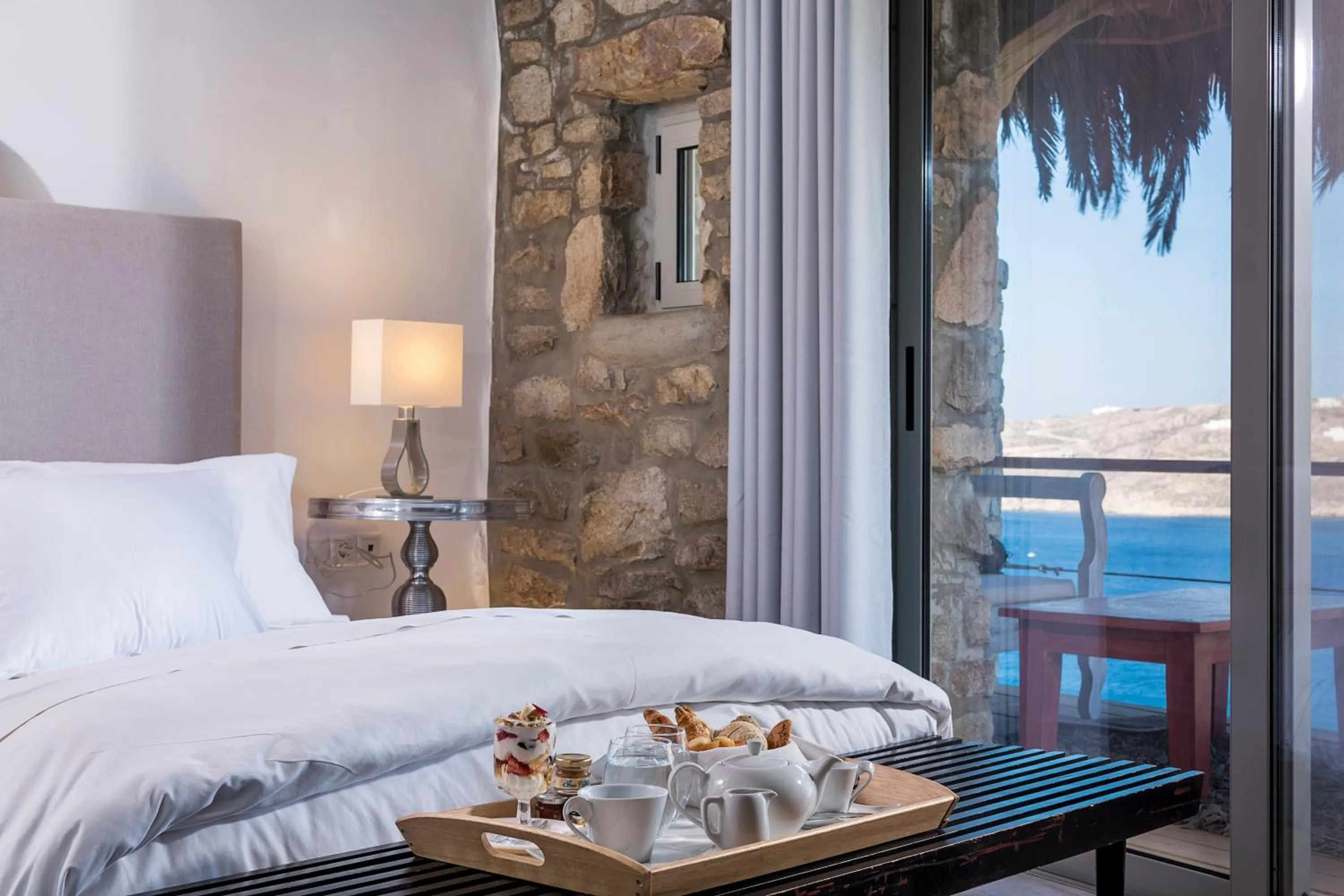 Bed in Greco Philia Hotel Boutique