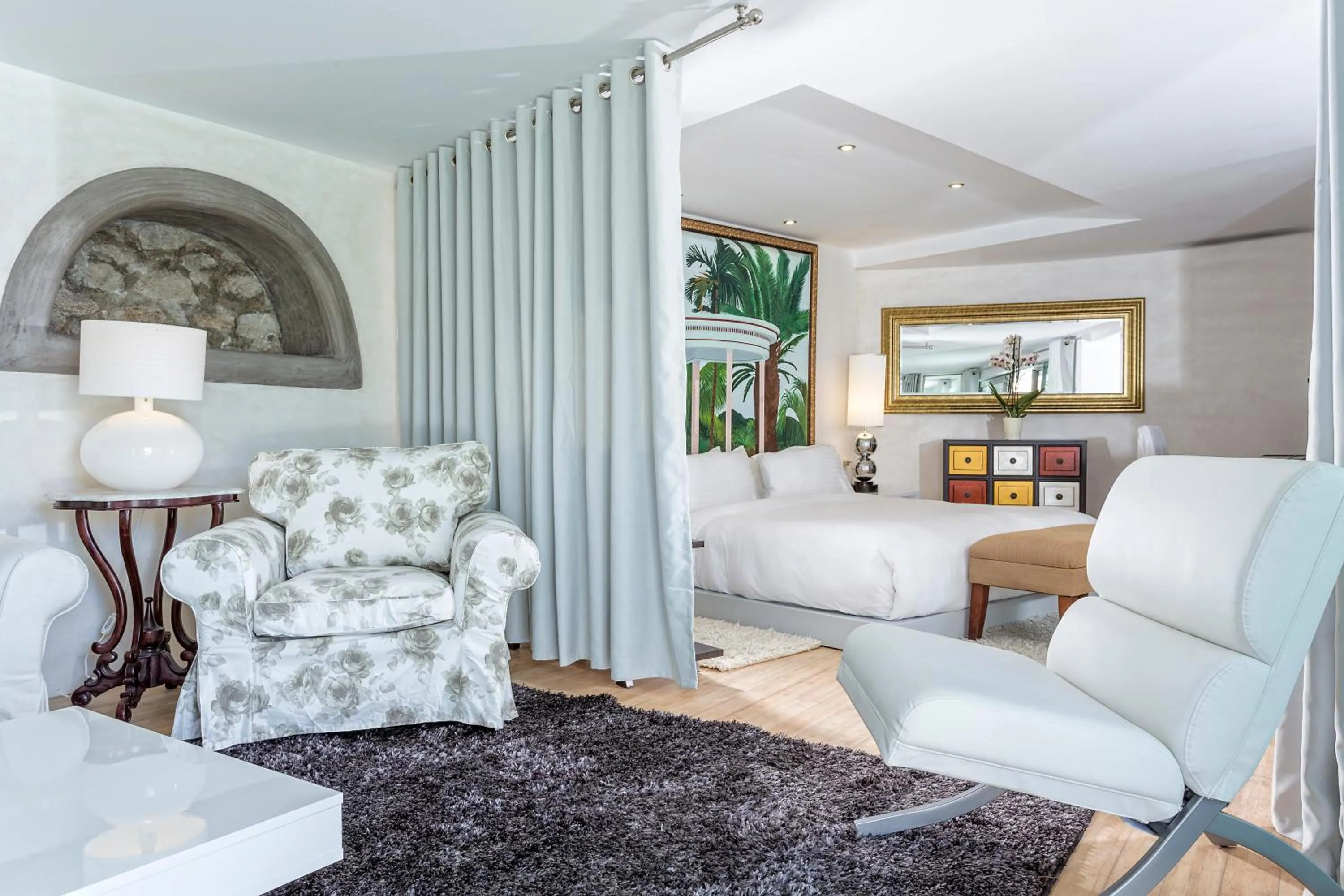 Seating area in Greco Philia Hotel Boutique