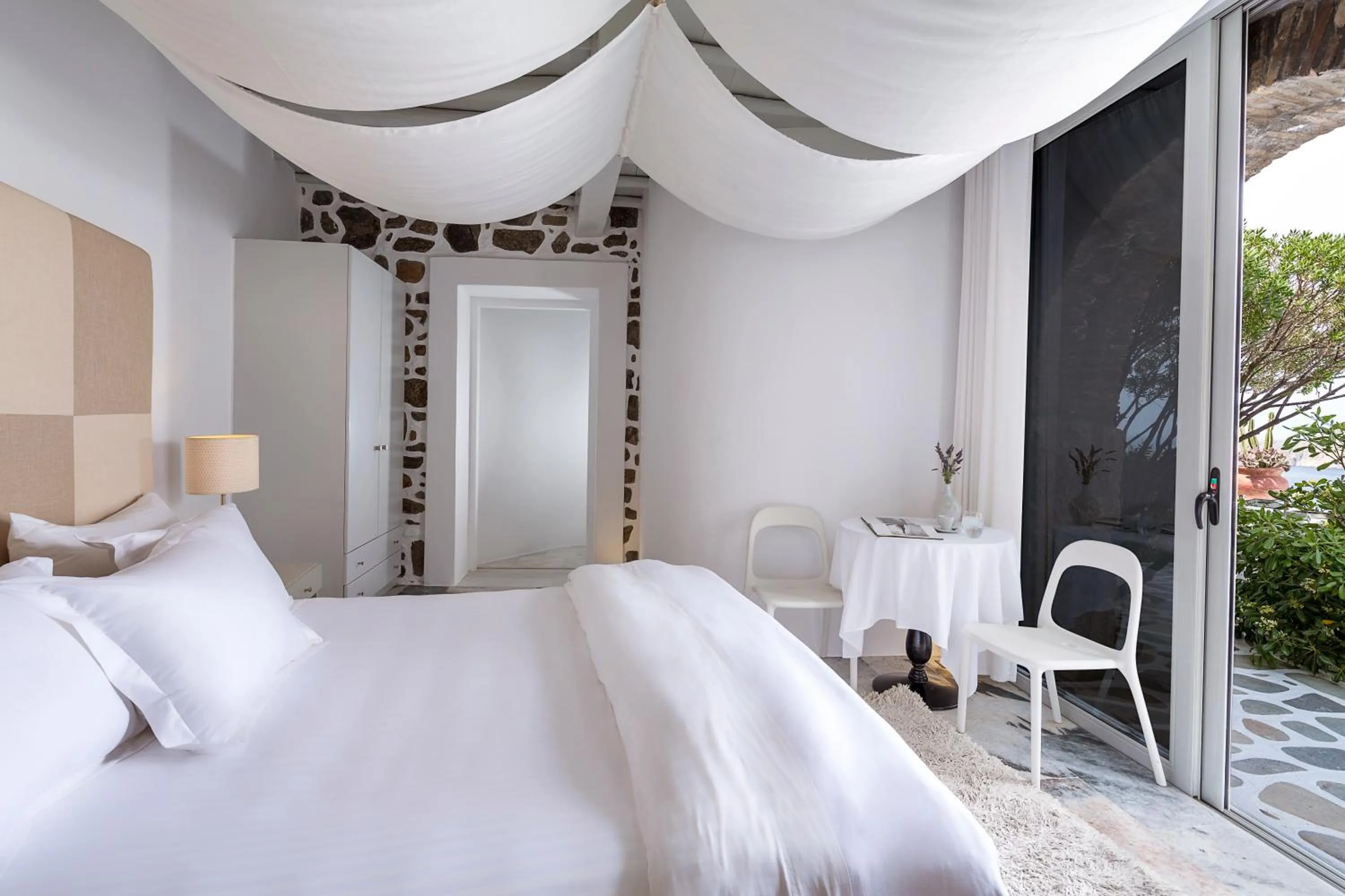 Bed in Greco Philia Hotel Boutique