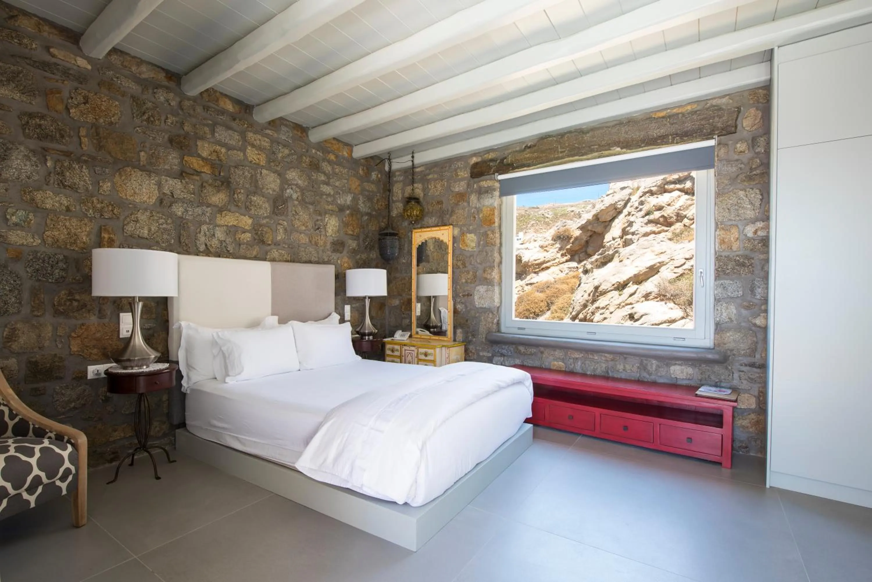 Bed in Greco Philia Hotel Boutique