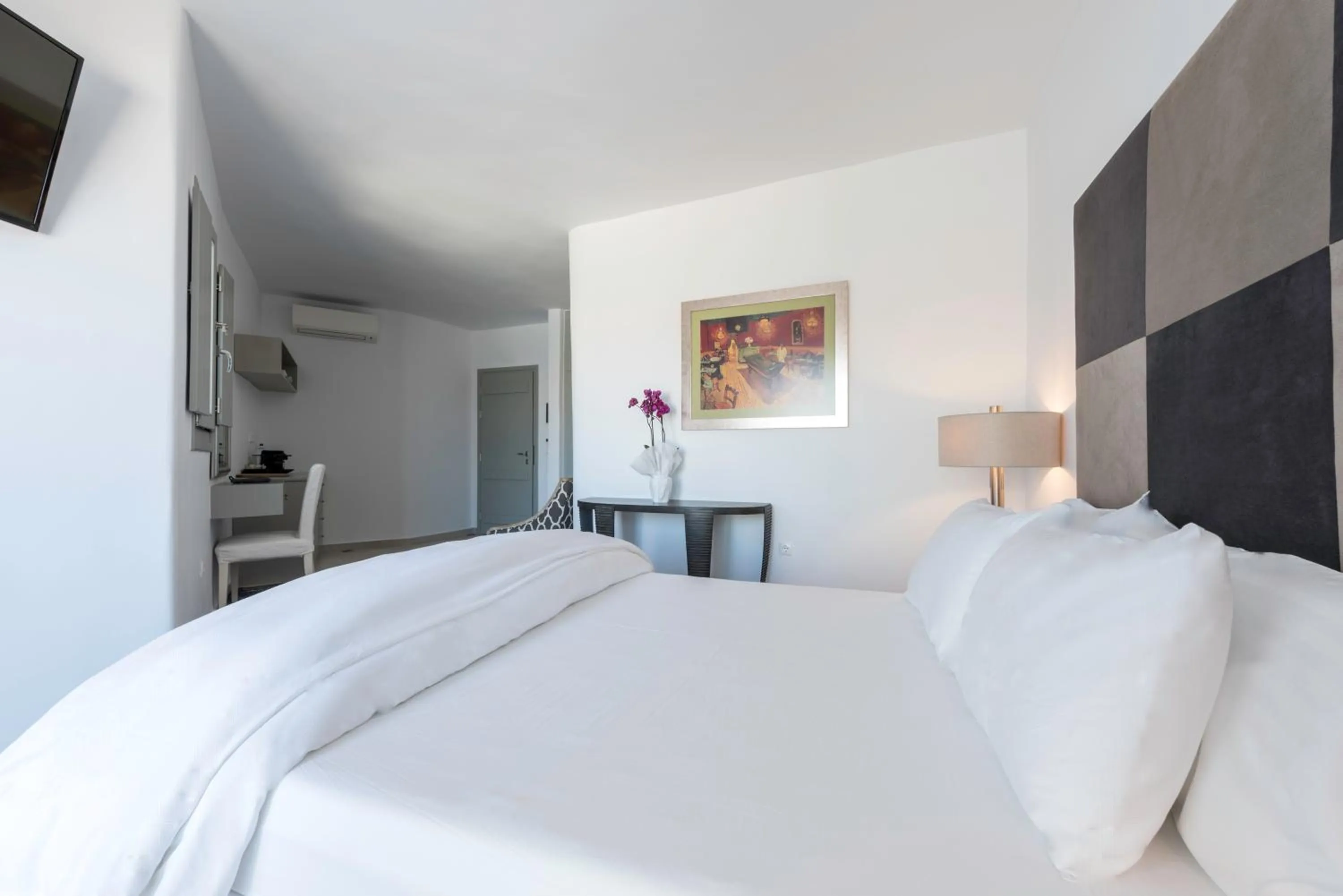 Bed in Greco Philia Hotel Boutique